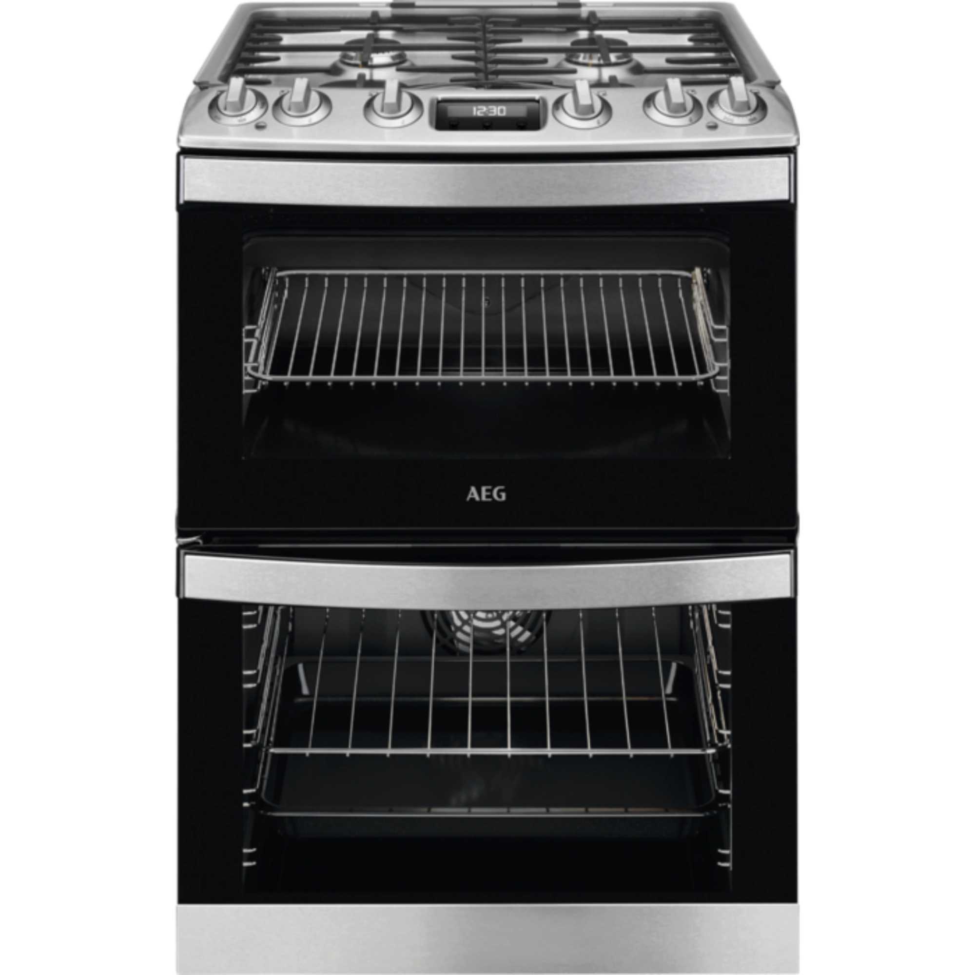 AEG CKB6541ACM 5000 SurroundCook Dual Fuel Cooker - Stainless Steel