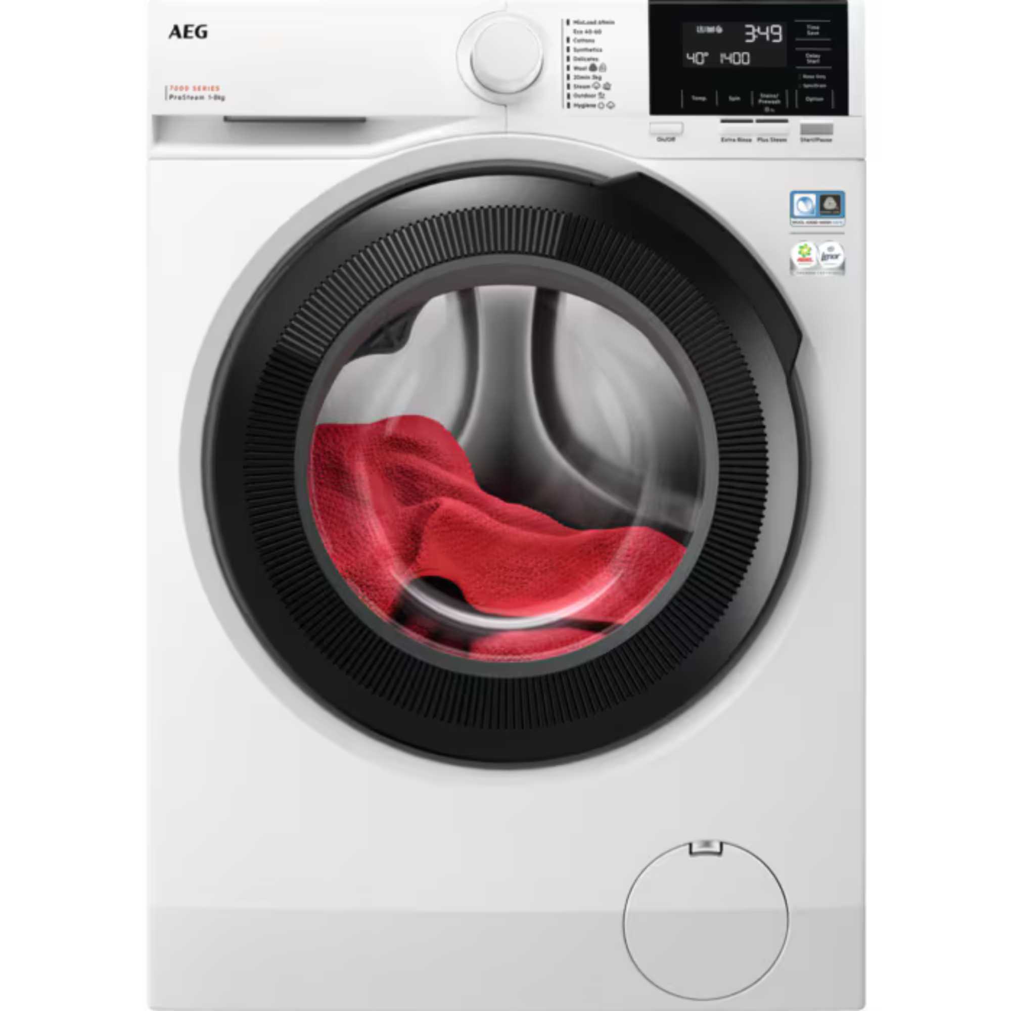 AEG LFR71844B 7000 ProSteam 8kg Washing Machine - White