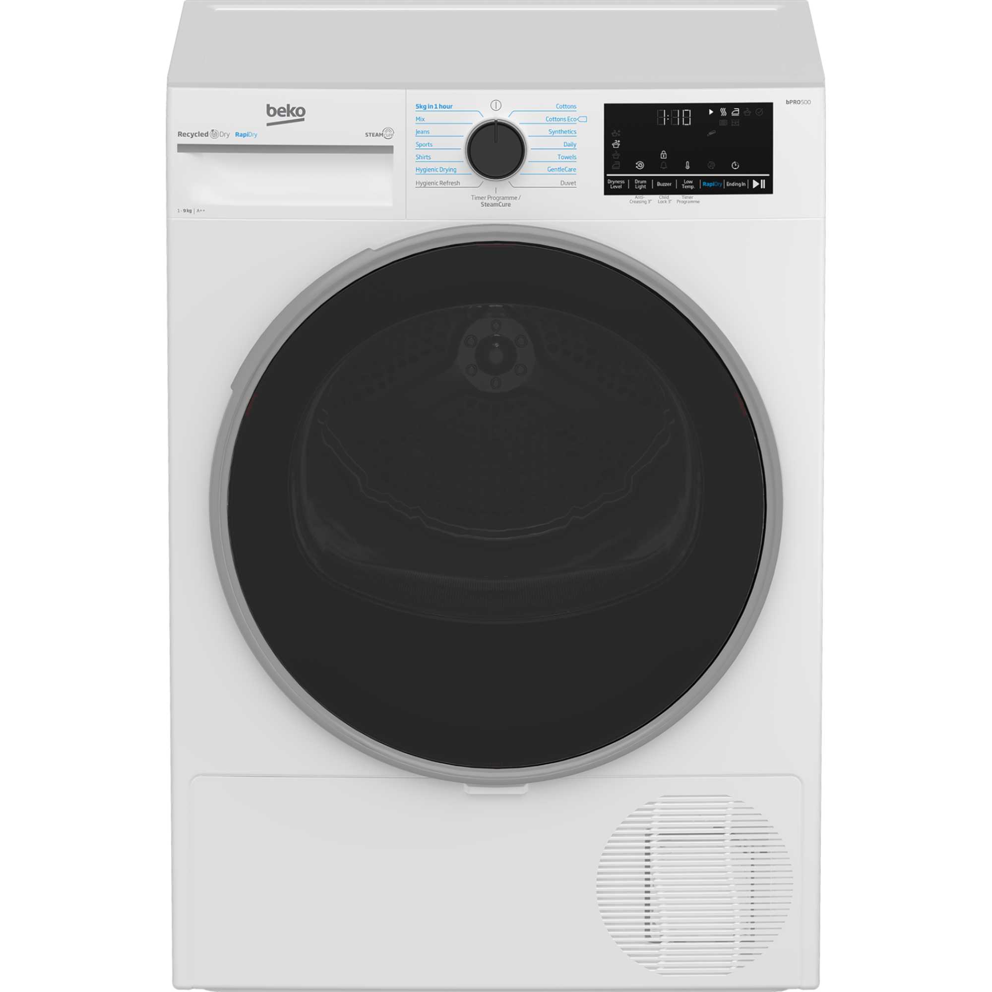 Beko B5T49231RW 9kg Heat Pump Tumble Dryer with RapiDry - White