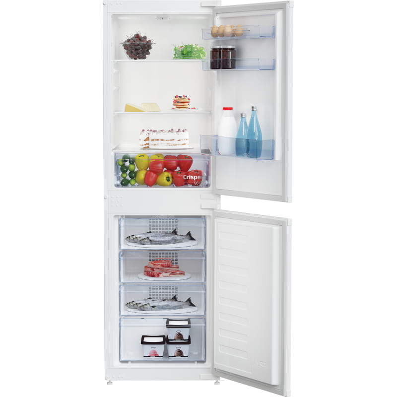 Beko BCFD450 254L Integrated Fridge Freezer - White