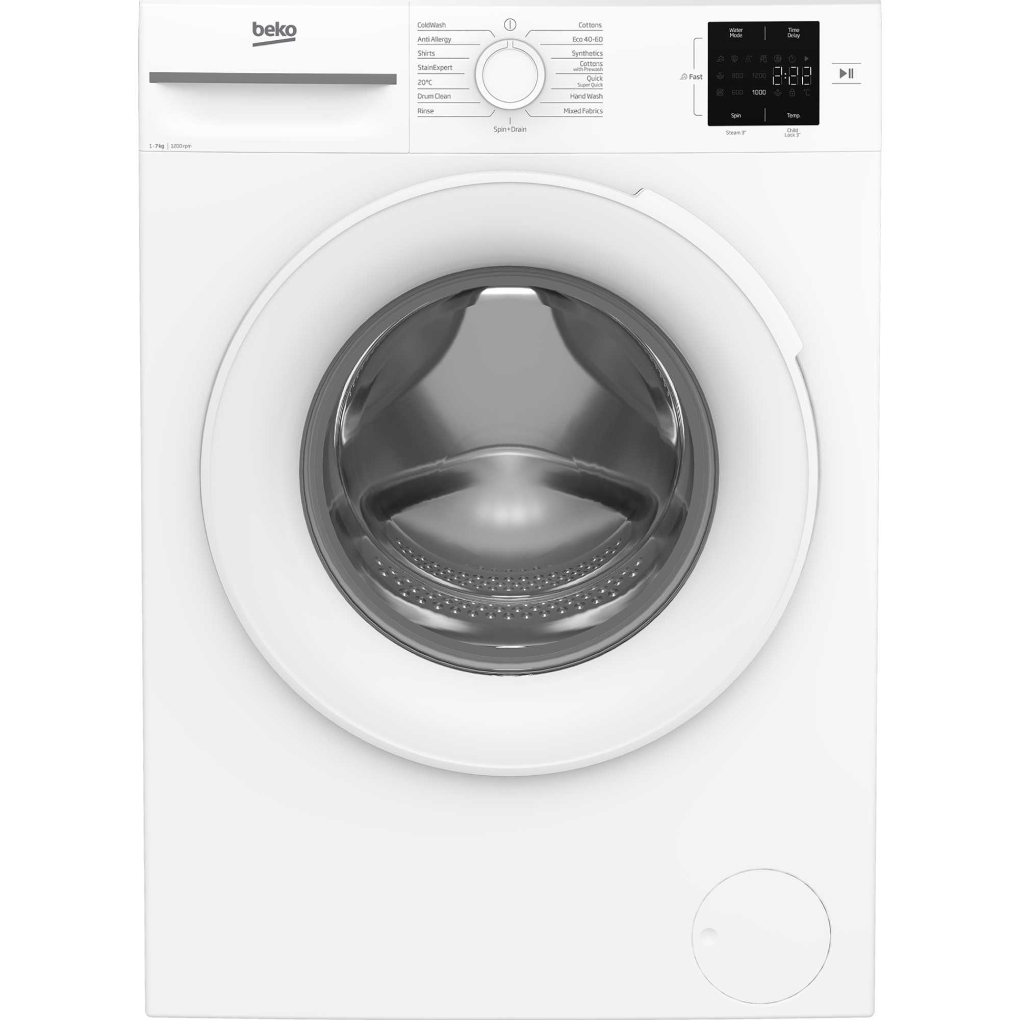 Beko BM1WT3721W 7kg 1200rpm Washing Machine - White