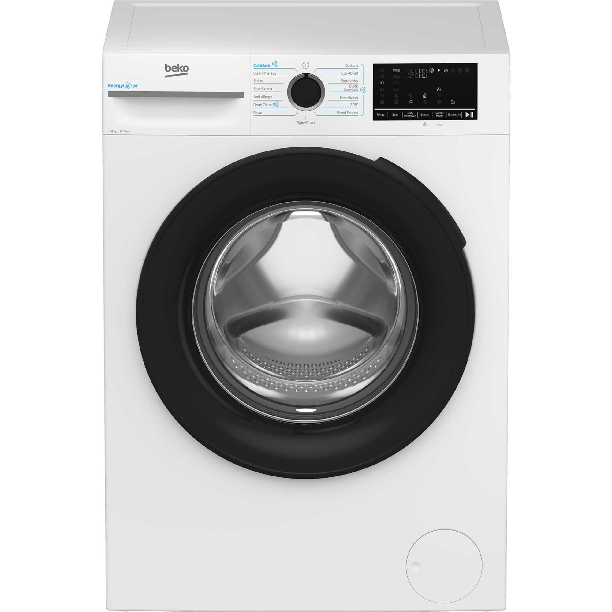 Beko BM3WT4841IW 8kg 1400prm Washing Machine - White