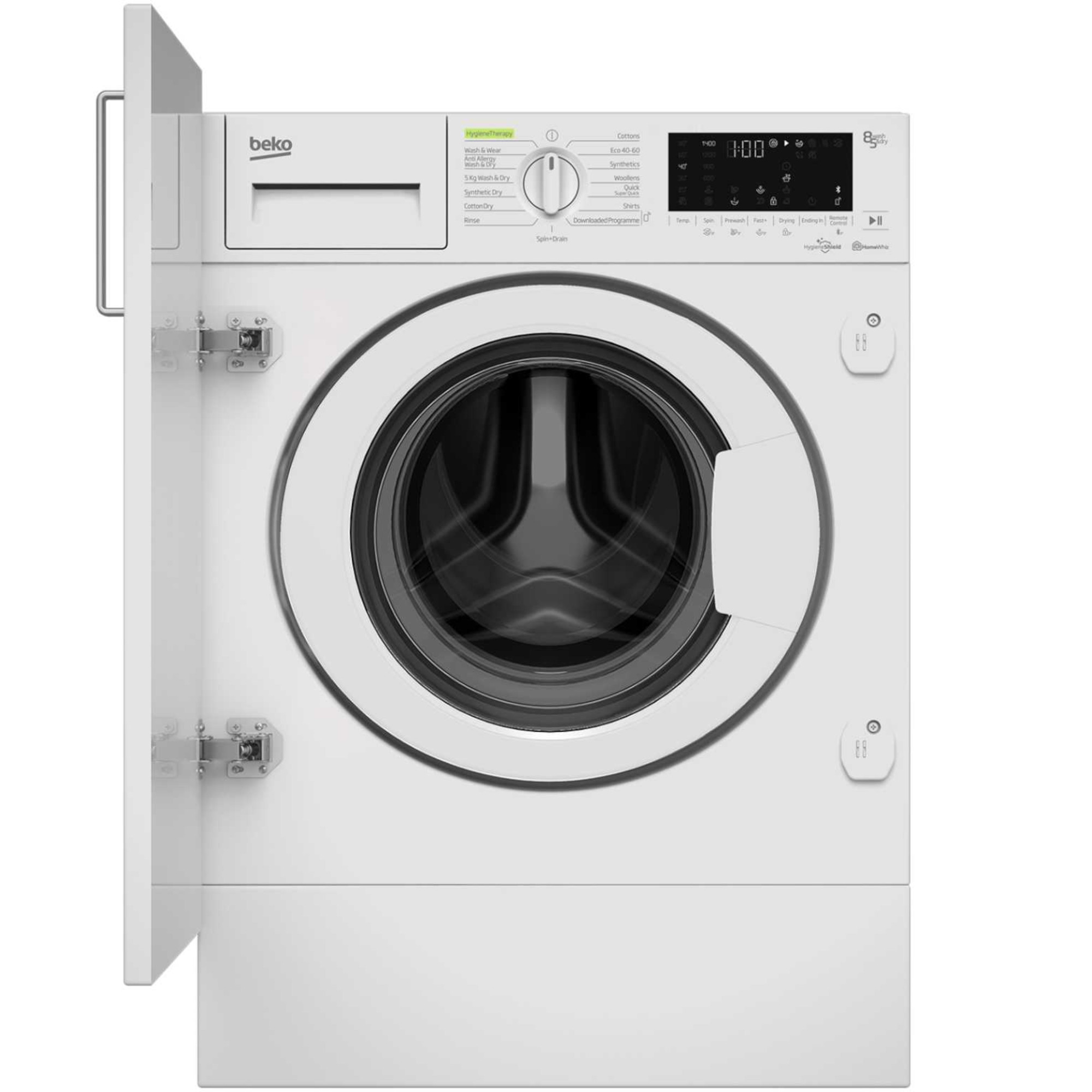Beko WDIK854421F 8kg Wash 5kg Dry 1400rpm Built-In Washer Dryer