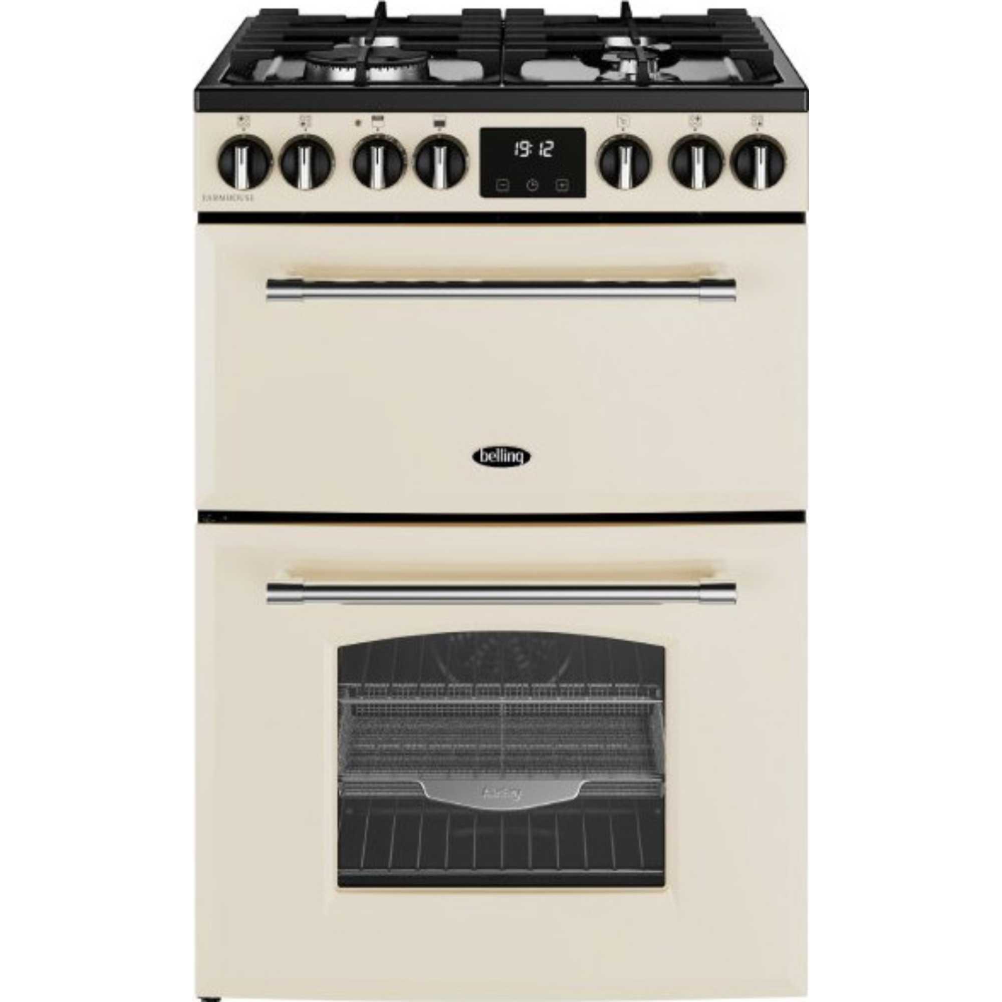 Belling MRAFHOUSE60DFCRM Farmhouse 60DF Mini Range Cooker - Cream