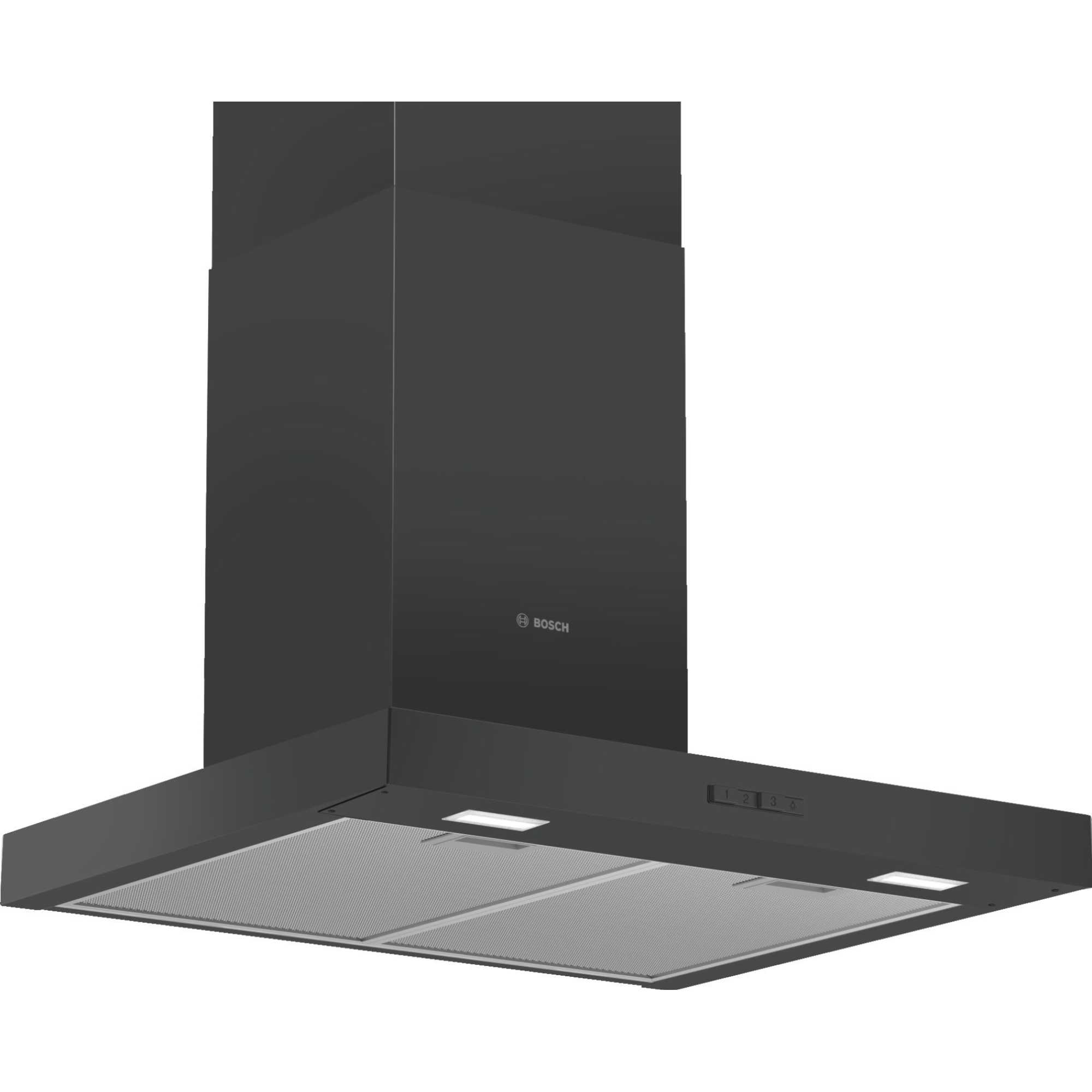 Bosch DWB66BC60B Series 2 Built-In Hood with 3 Speed Settings - Black