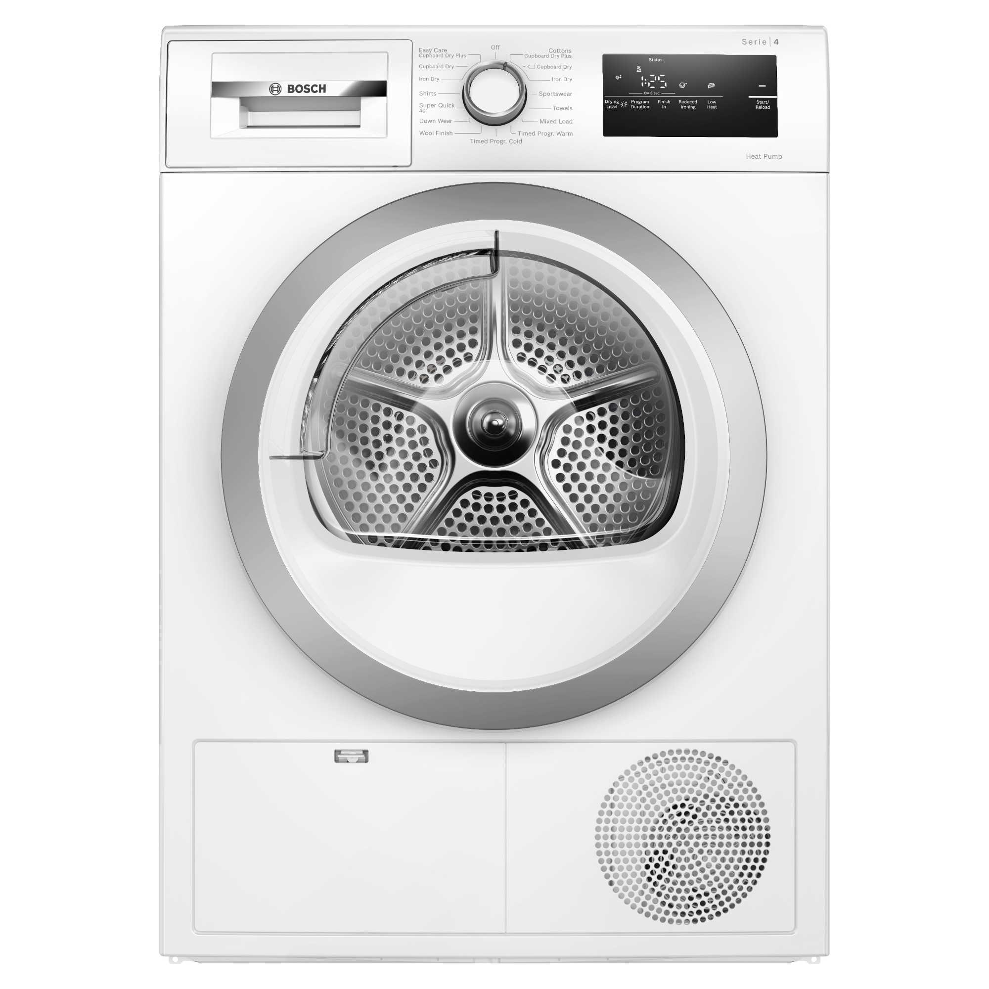 Bosch Series 4 WTH85223GB 8kg Heat Pump Tumble Dryer - White