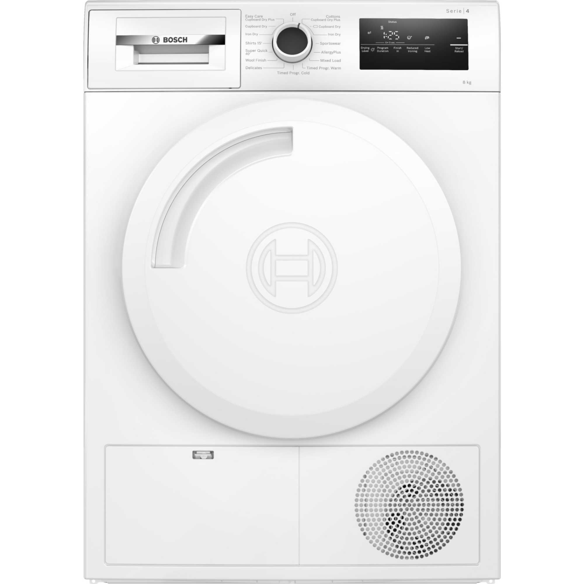 Bosch Series 4 WTN83202GB Condenser 8kg Tumble Dryer - White
