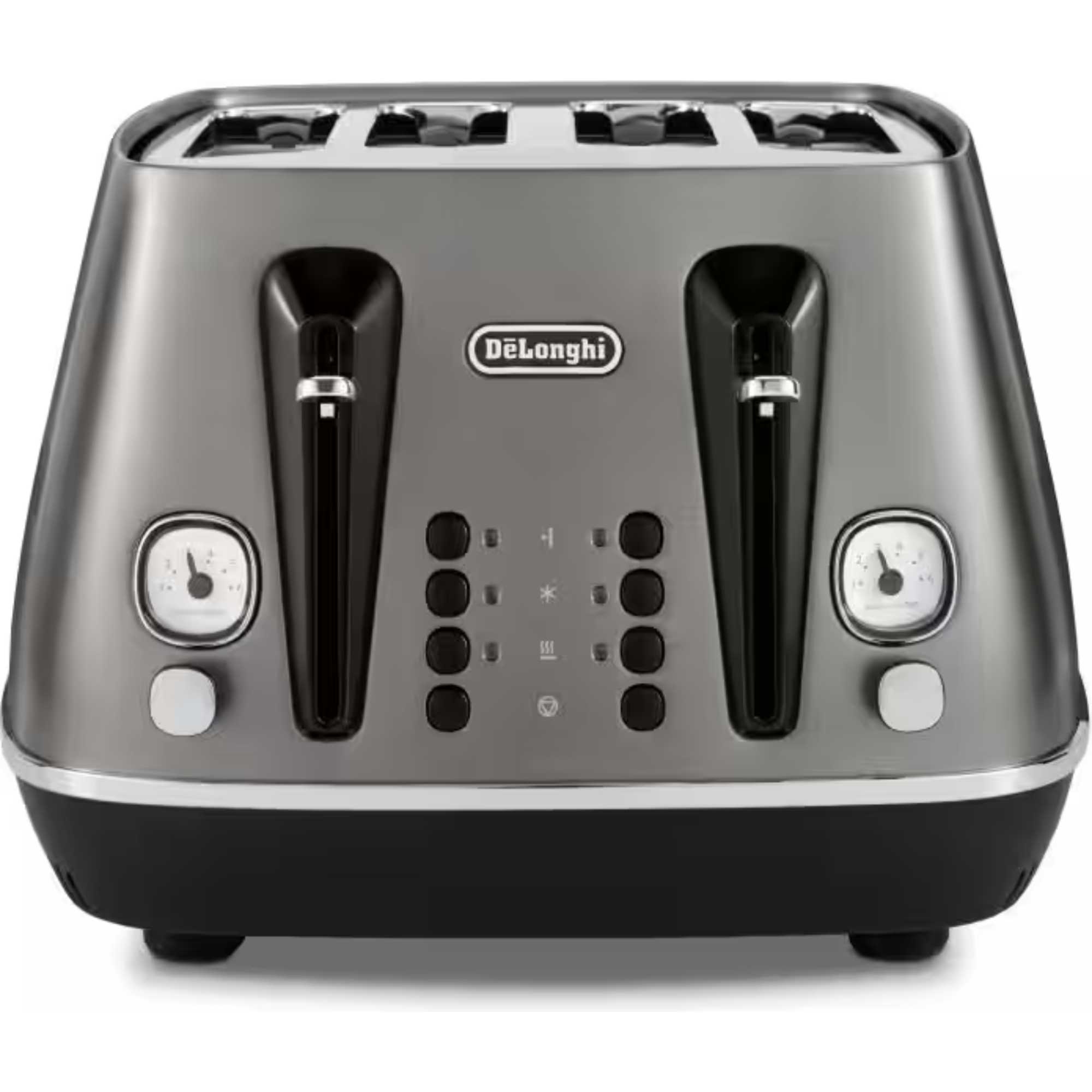 De'Longhi CTIN4003.TB Distinta X Titanium 4 Slot Toaster