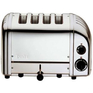 Dualit 40378 Classic 4 Slot Toaster, Polished Steel