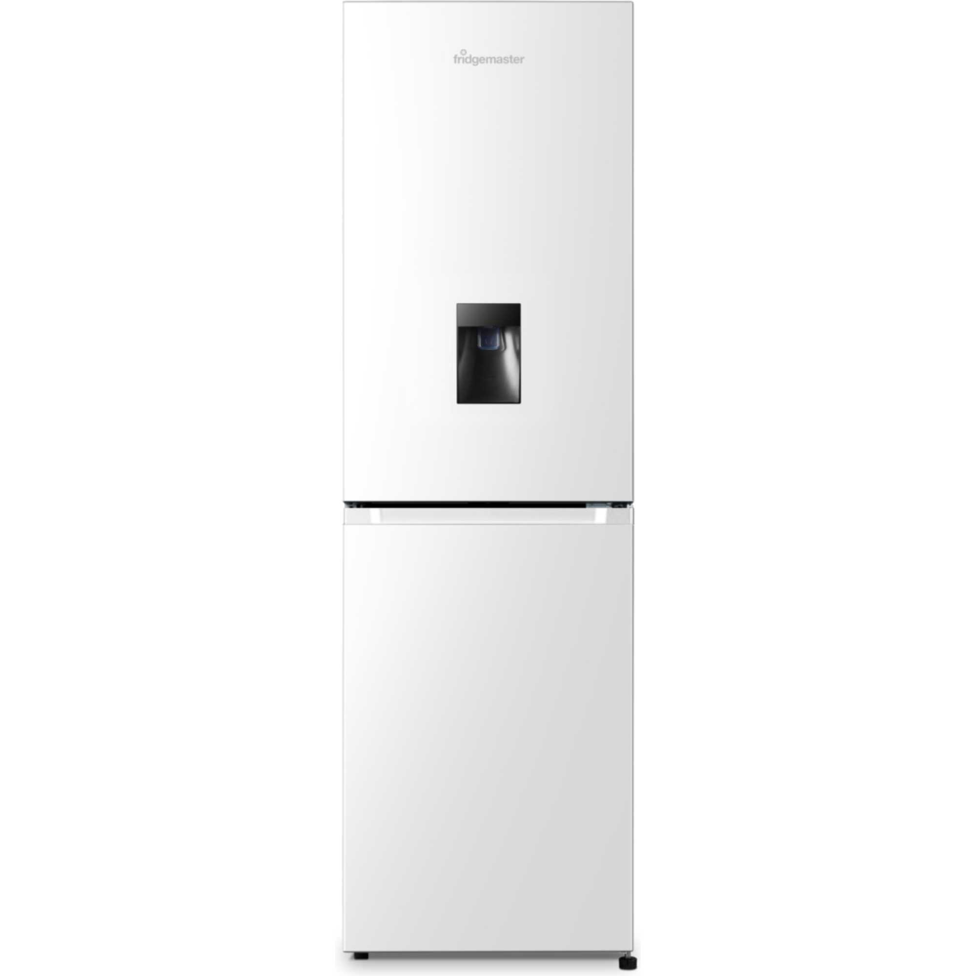 Fridgemaster MC55251DE 256L Total No Frost Fridge Freezer with Water Dispenser - White