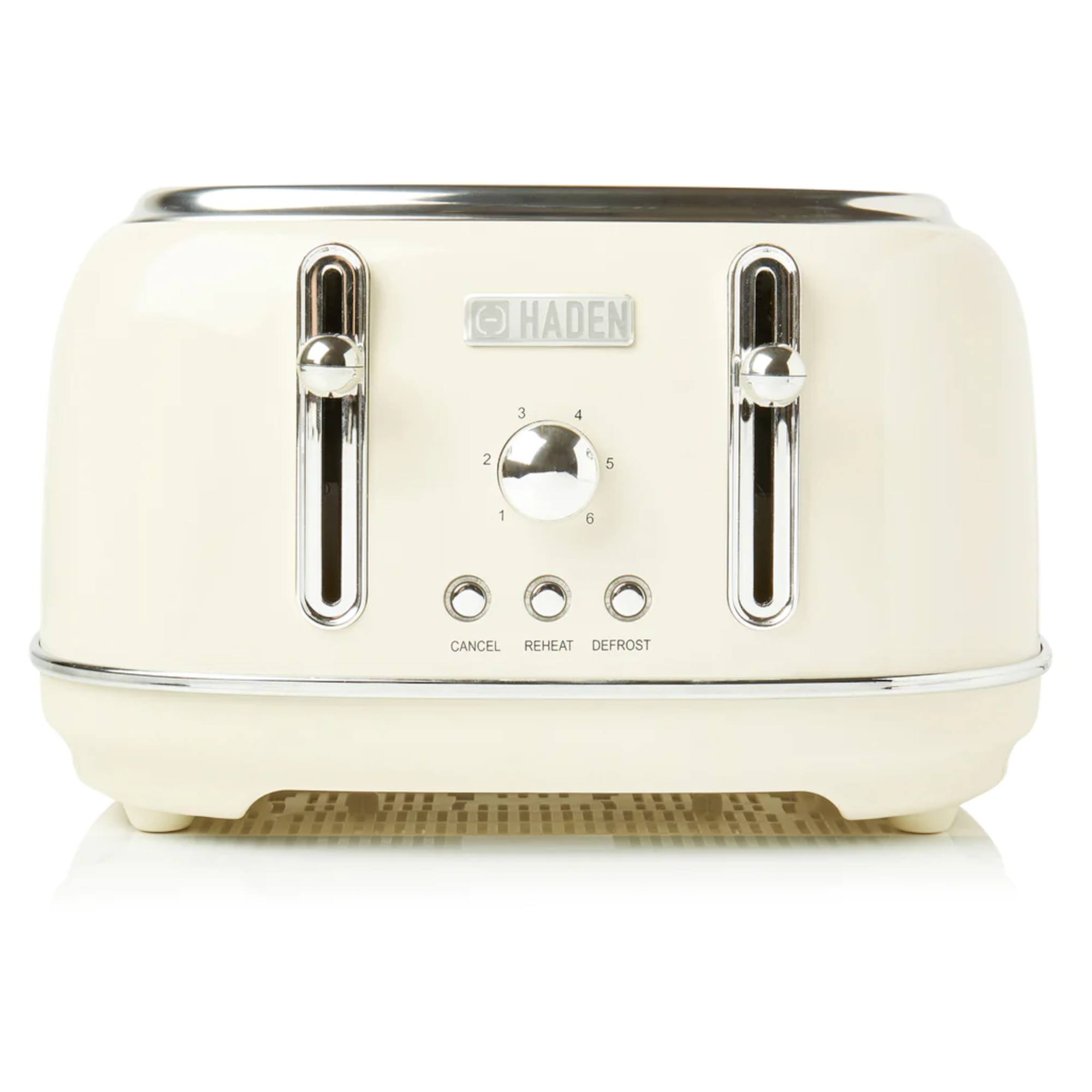 Haden 197252 Highclere Cream 4 Slice Toaster