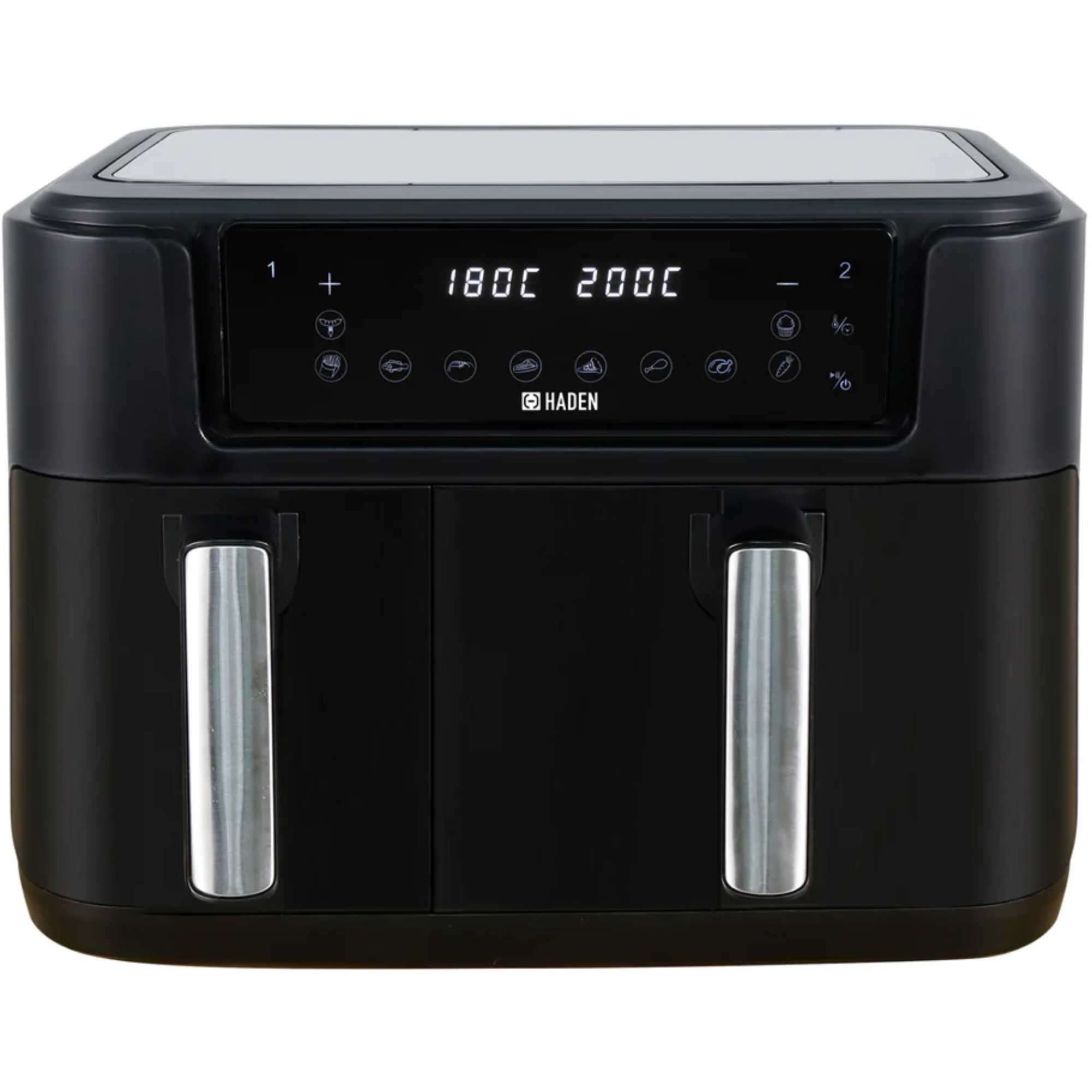 Haden 210708 9.5 L Dual Basket Air Fryer - Black