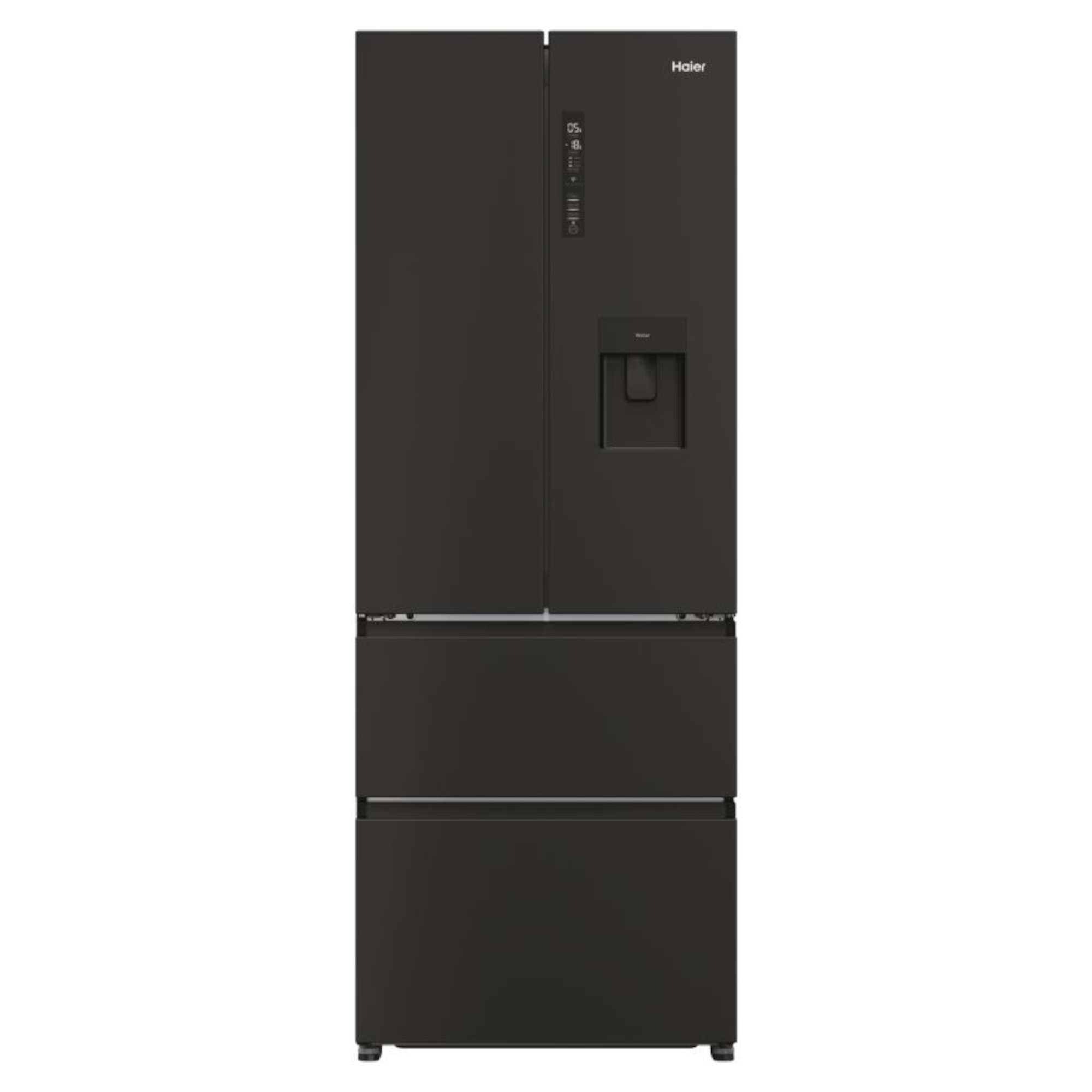 Haier HFR5719EWPB 700mm No Frost Fridge Freezer - Black