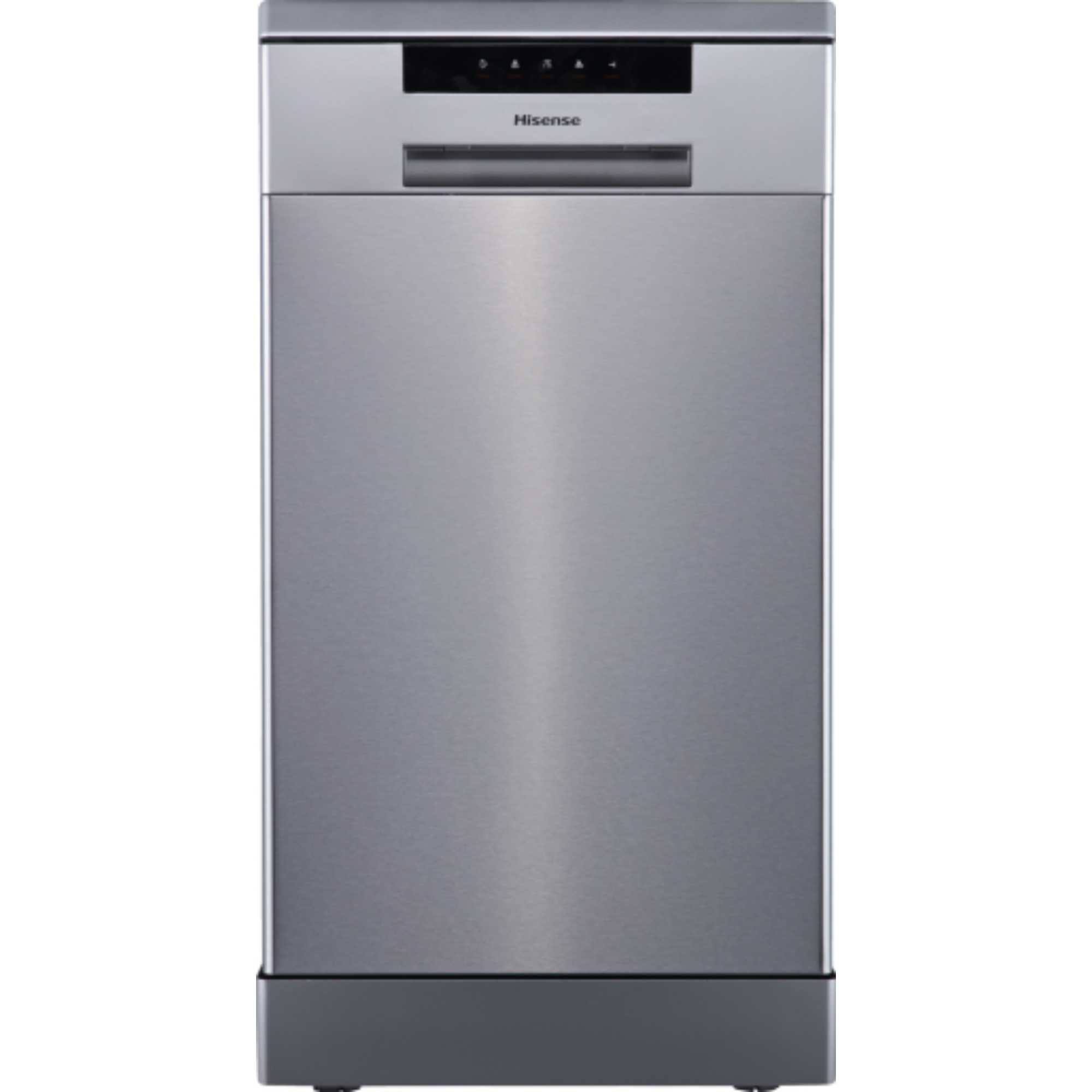 Hisense HS523E15XUK Slimline Dishwasher - Stainless Steel