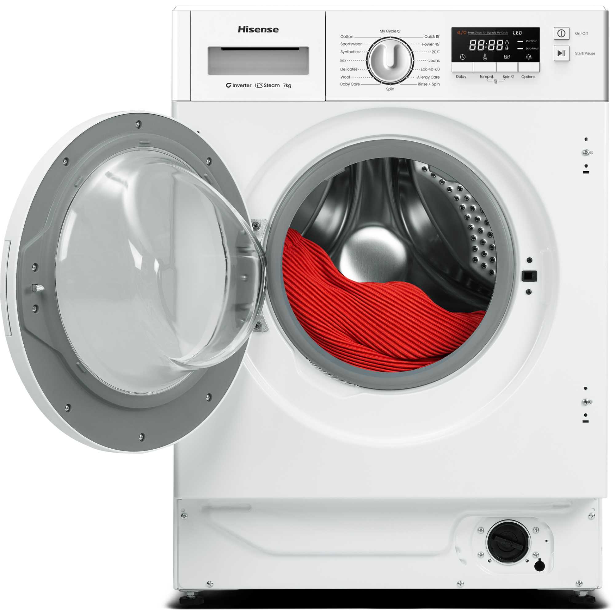 Hisense WF3M741BWI 7kg 1400prm Built-in Washing Machine