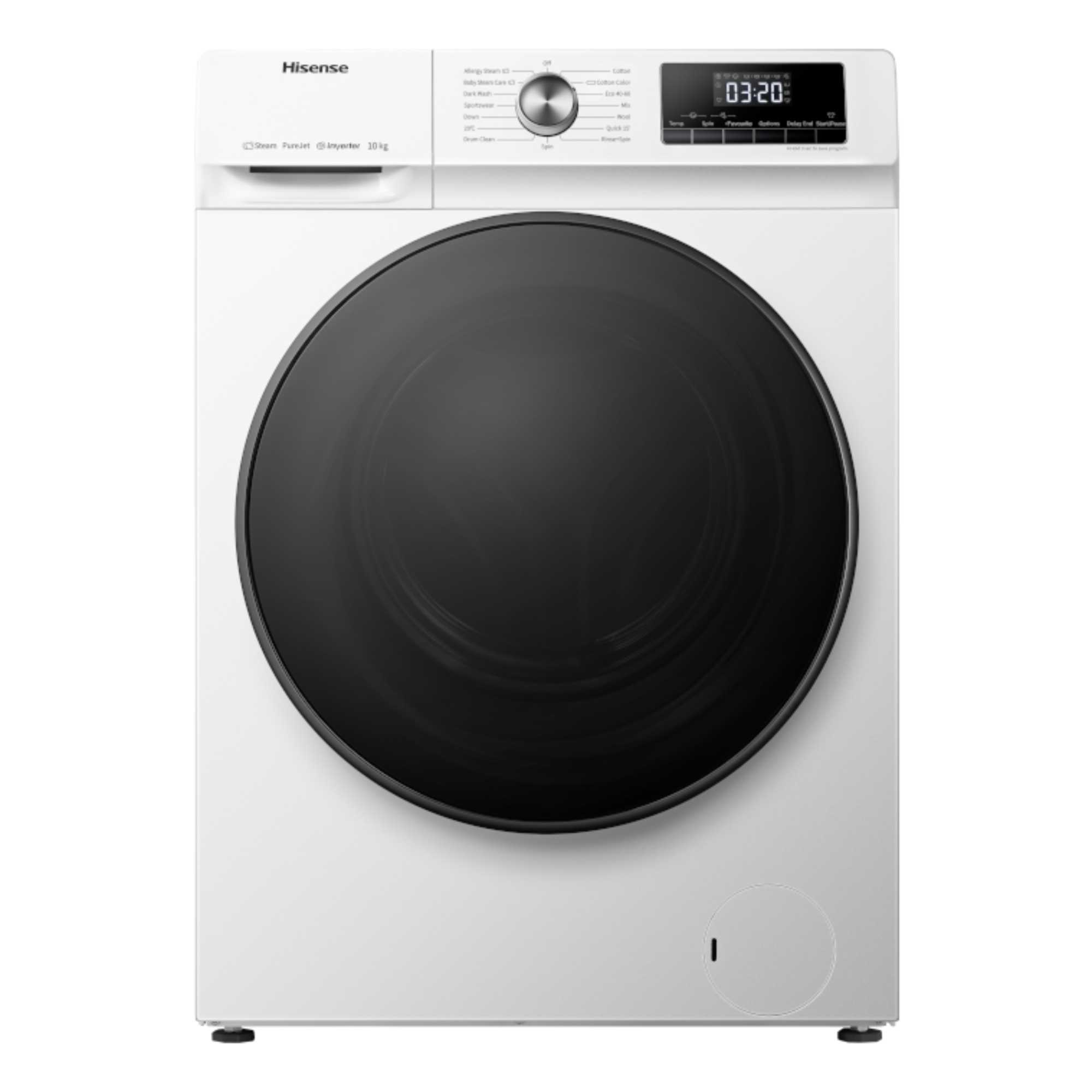 Hisense WFQA1014EVJM 10kg 1400rpm LED Washing Machine - White