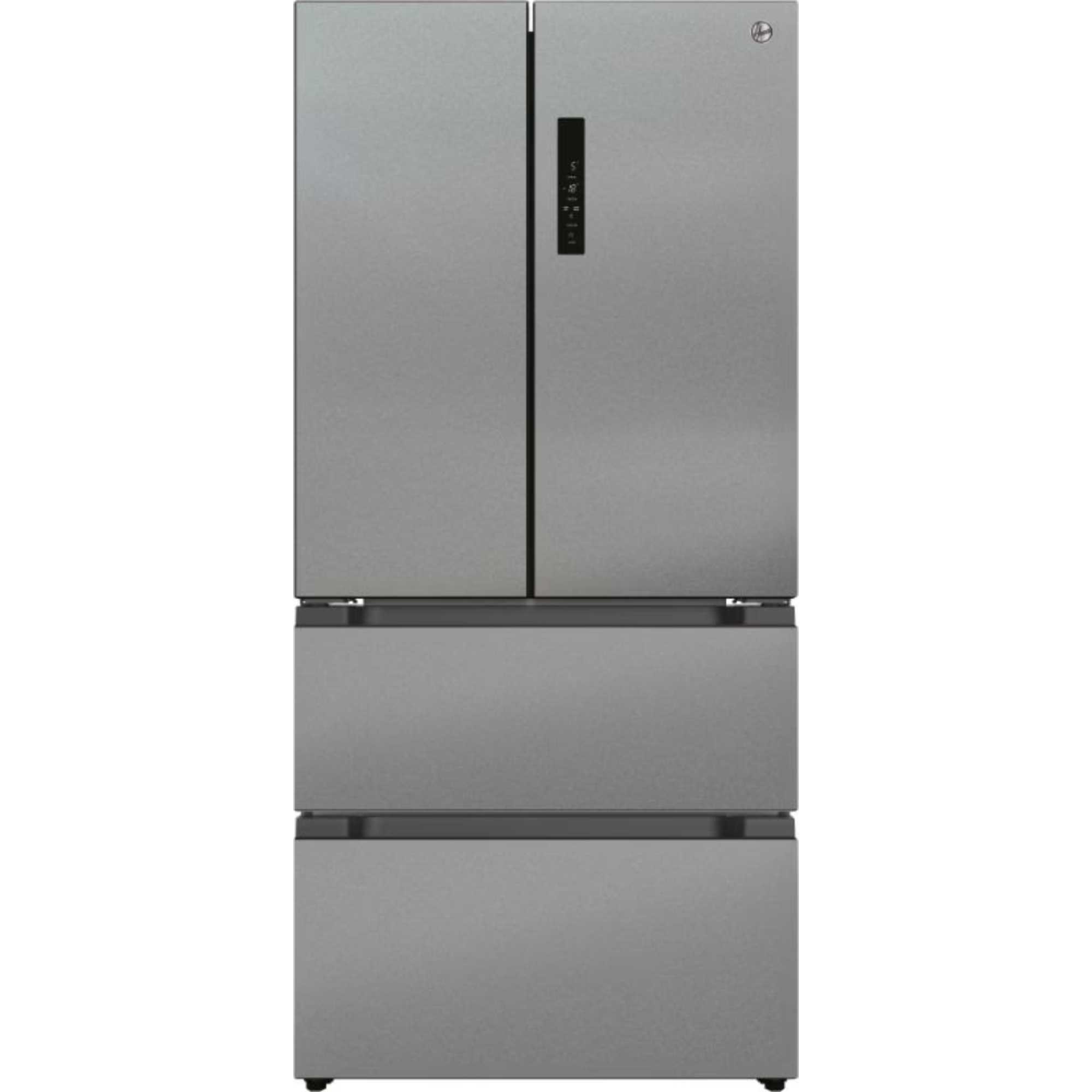 Hoover HSF818EXK 436L American Style Fridge Freezer - Inox