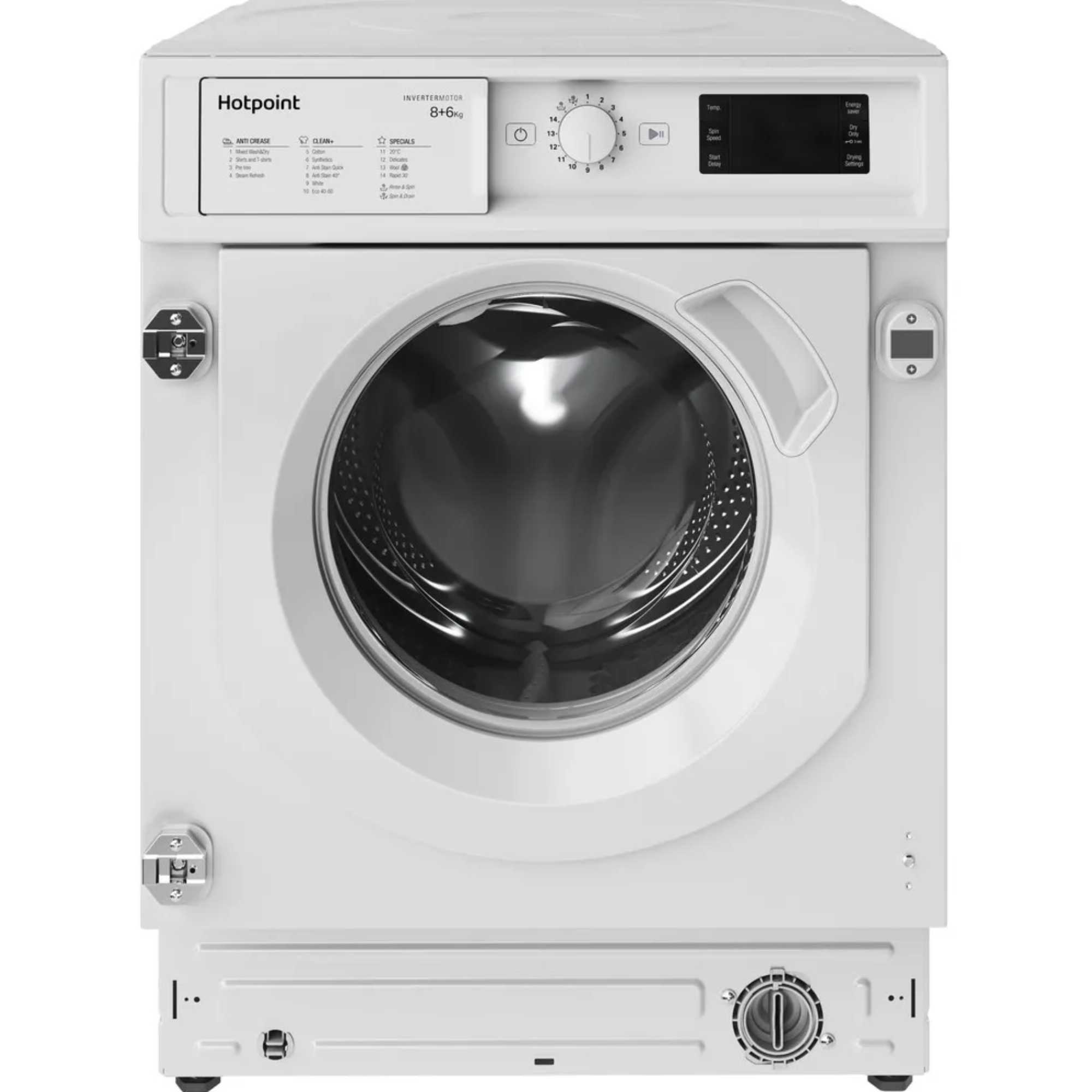 Hotpoint BIWDHG861485UK 8kg Wash 6kg Dry Integrated Washer Dryer