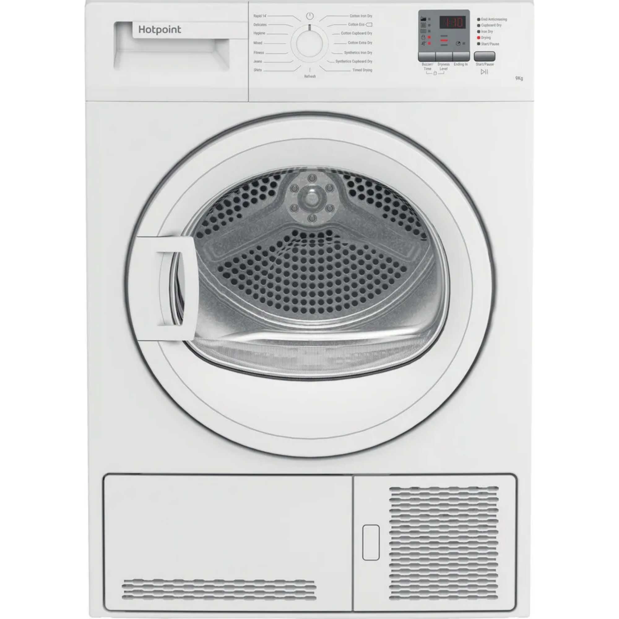 Hotpoint CHDC92WWGDUK 9kg Condenser Dryer with Sensor Drying - White
