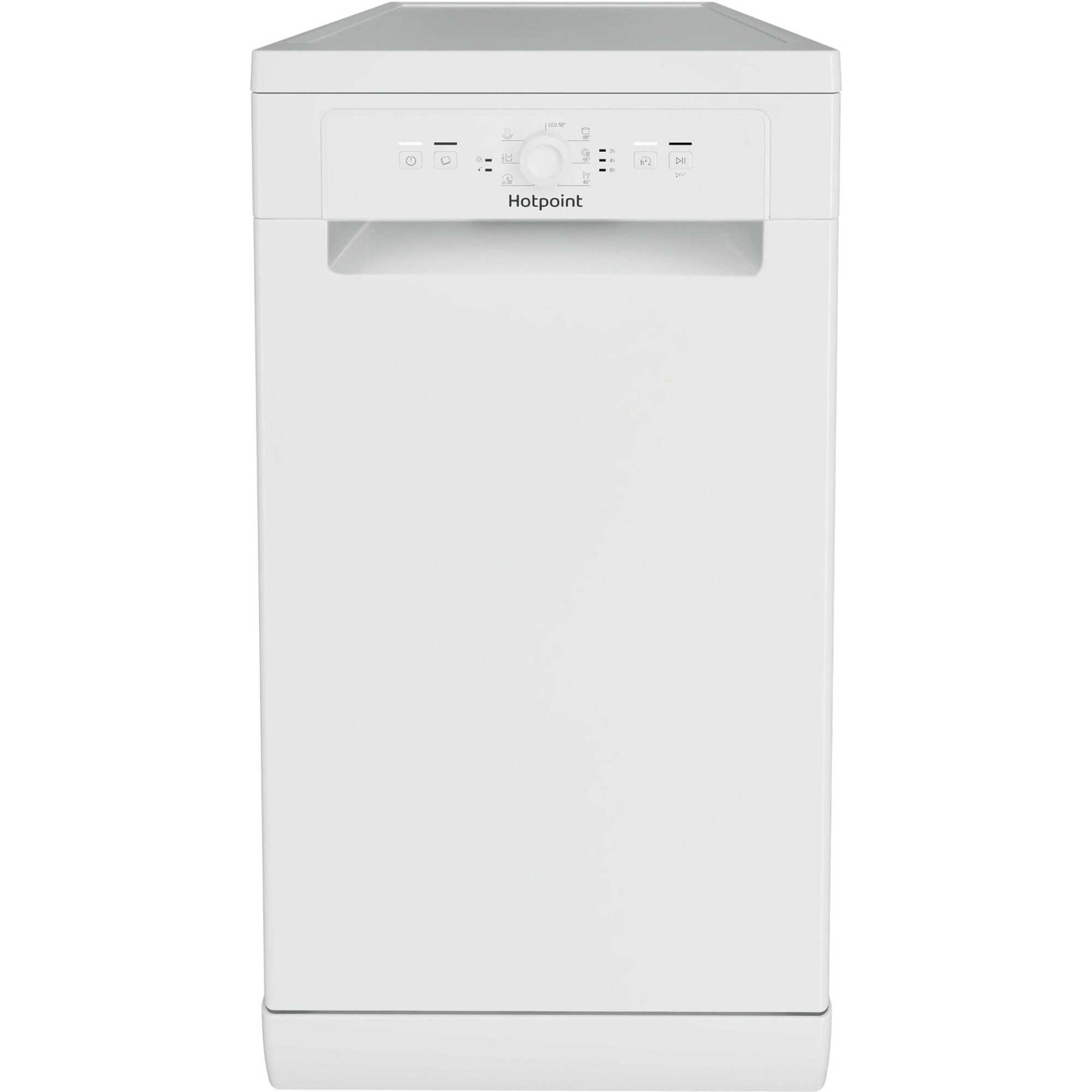 Hotpoint HF9E 1B19 UK 9 Place Settings Slimline Dishwasher - White