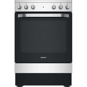 Hotpoint HS67V5KHX 60cm Electric Single Cooker - Inox