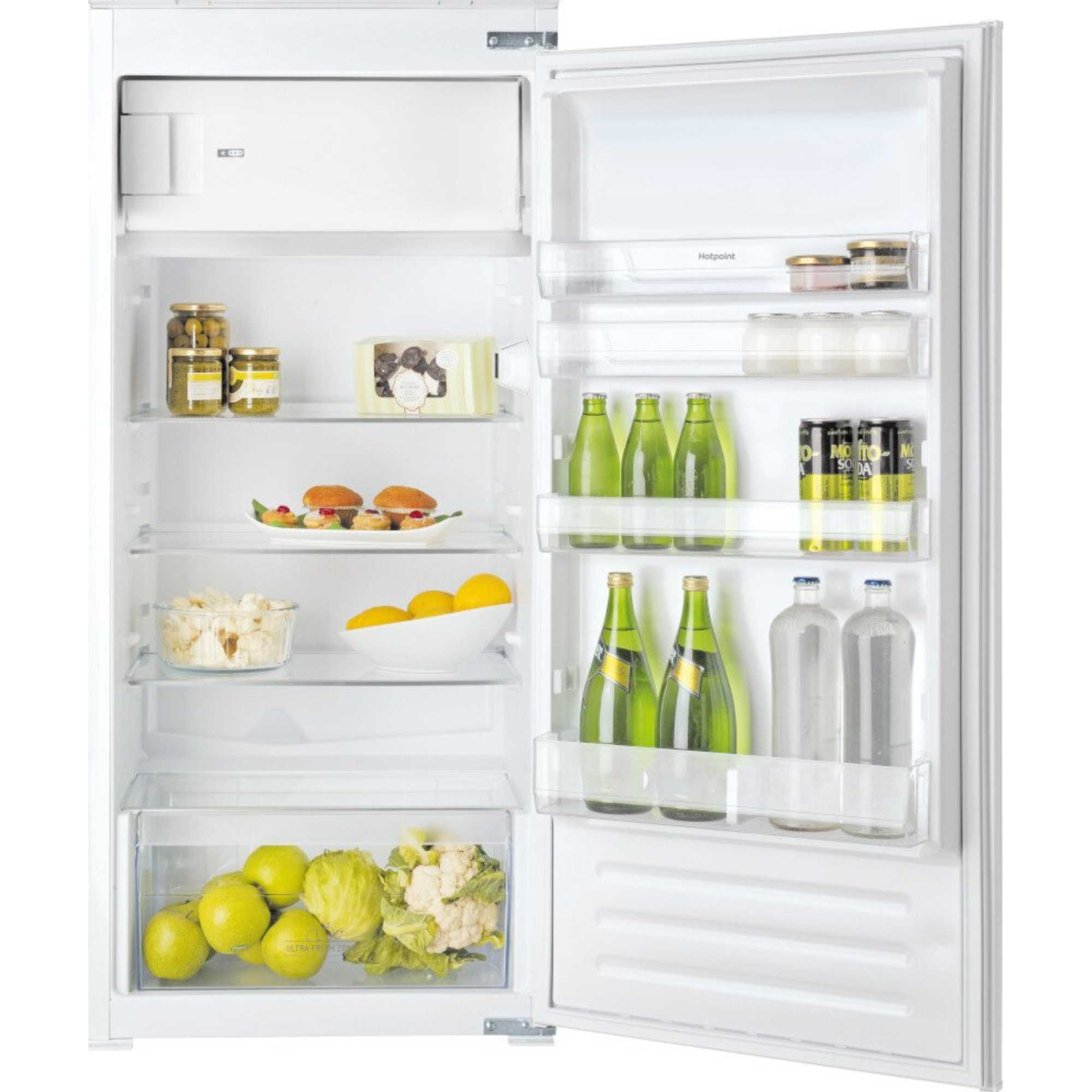 Hotpoint HSZ12A2D2 189L Low Frost Built In Tall Fridge - Inox