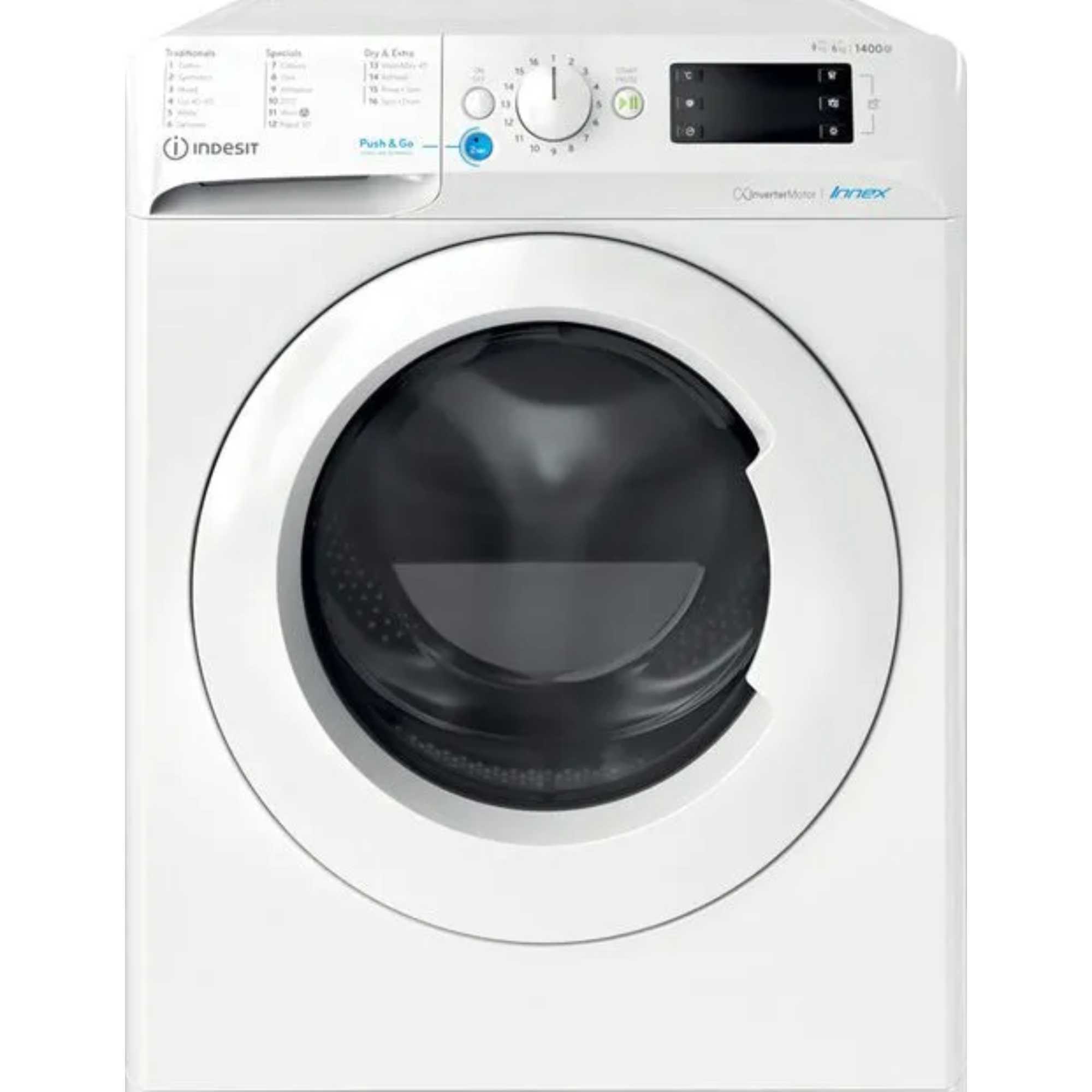 Indesit BDE96436WVUK 9kg/6kg 1400rpm Washer Dryer - White