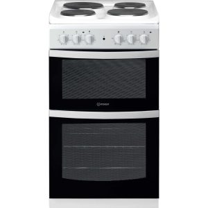 Indesit ID5E92KMW Elecric Cooker 4 Solid Plate Hobs