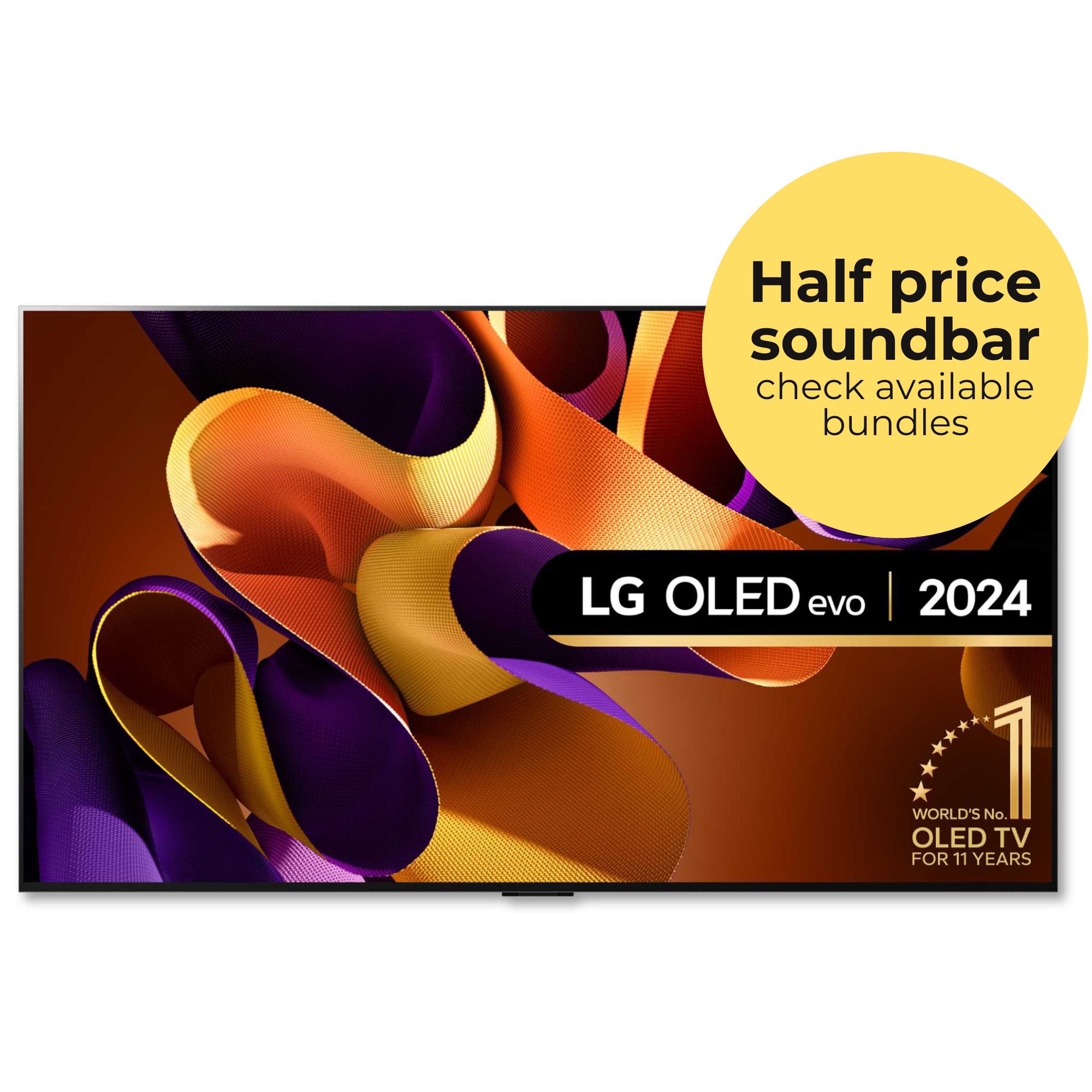 LG OLED65G45LW 65" 4K Ultra HD Smart TV HDR 120Hz Refresh Rate