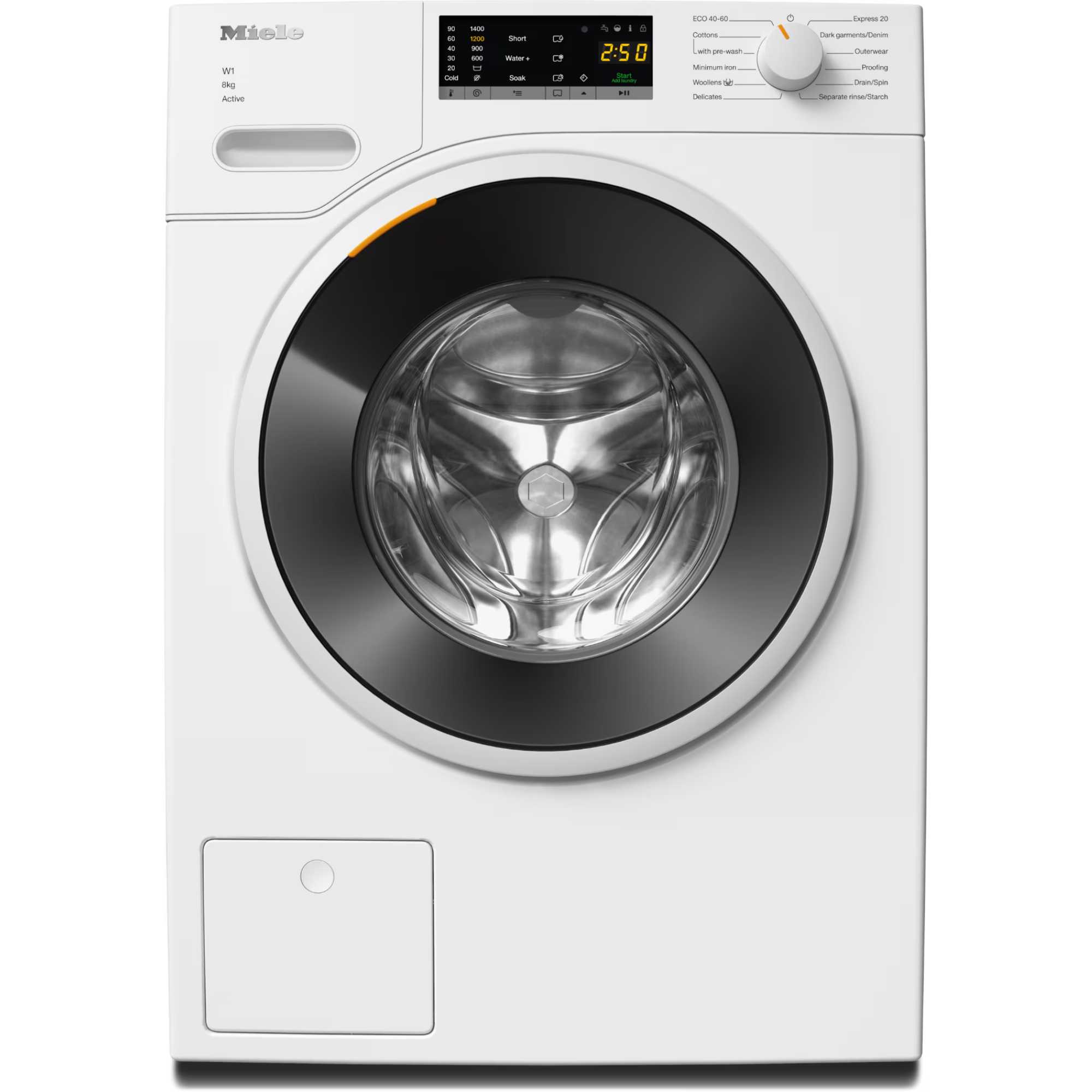 Miele WWA120WCS 8kg 1400rpm Active Honeycomb Washing Machine - White