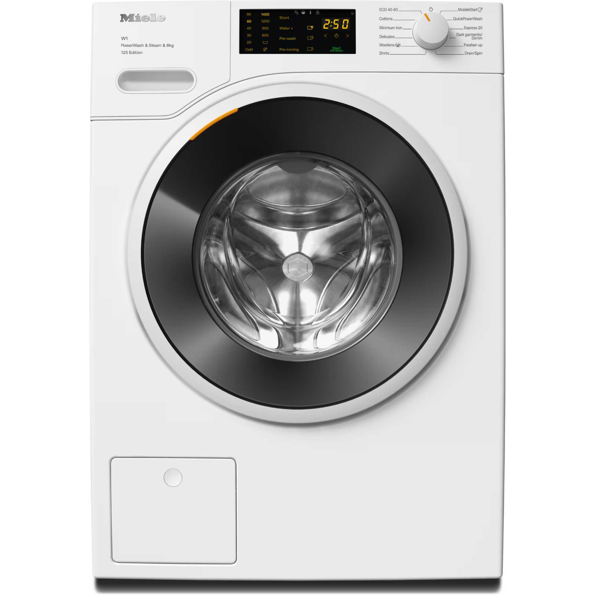Miele WWB380 8kg 1400rpm Smart Washing Machine with CapDosing & QuickPowerWash