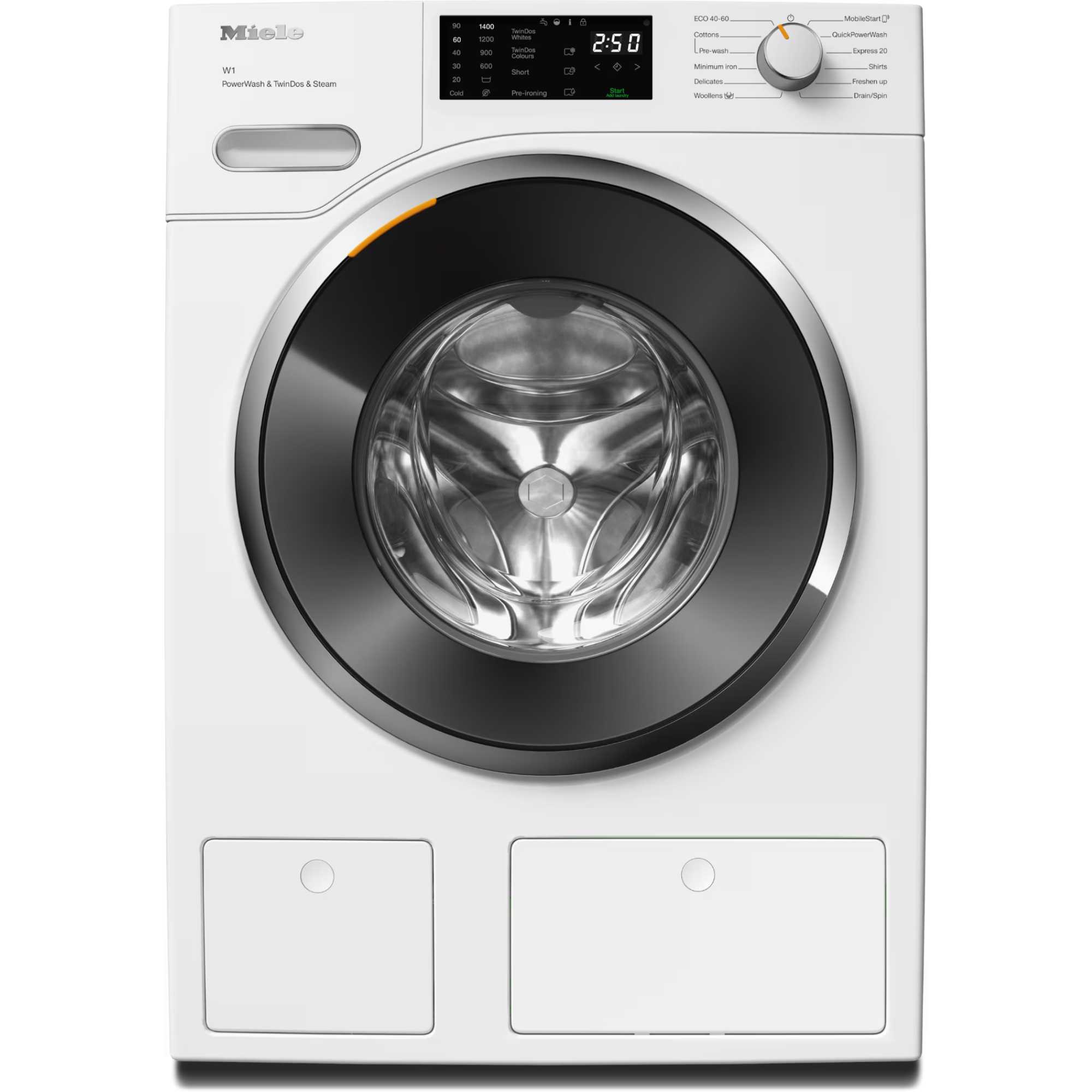 Miele WWG880WCS 9kg 1400rpm Twin Dos & Steam Washing Machine - White