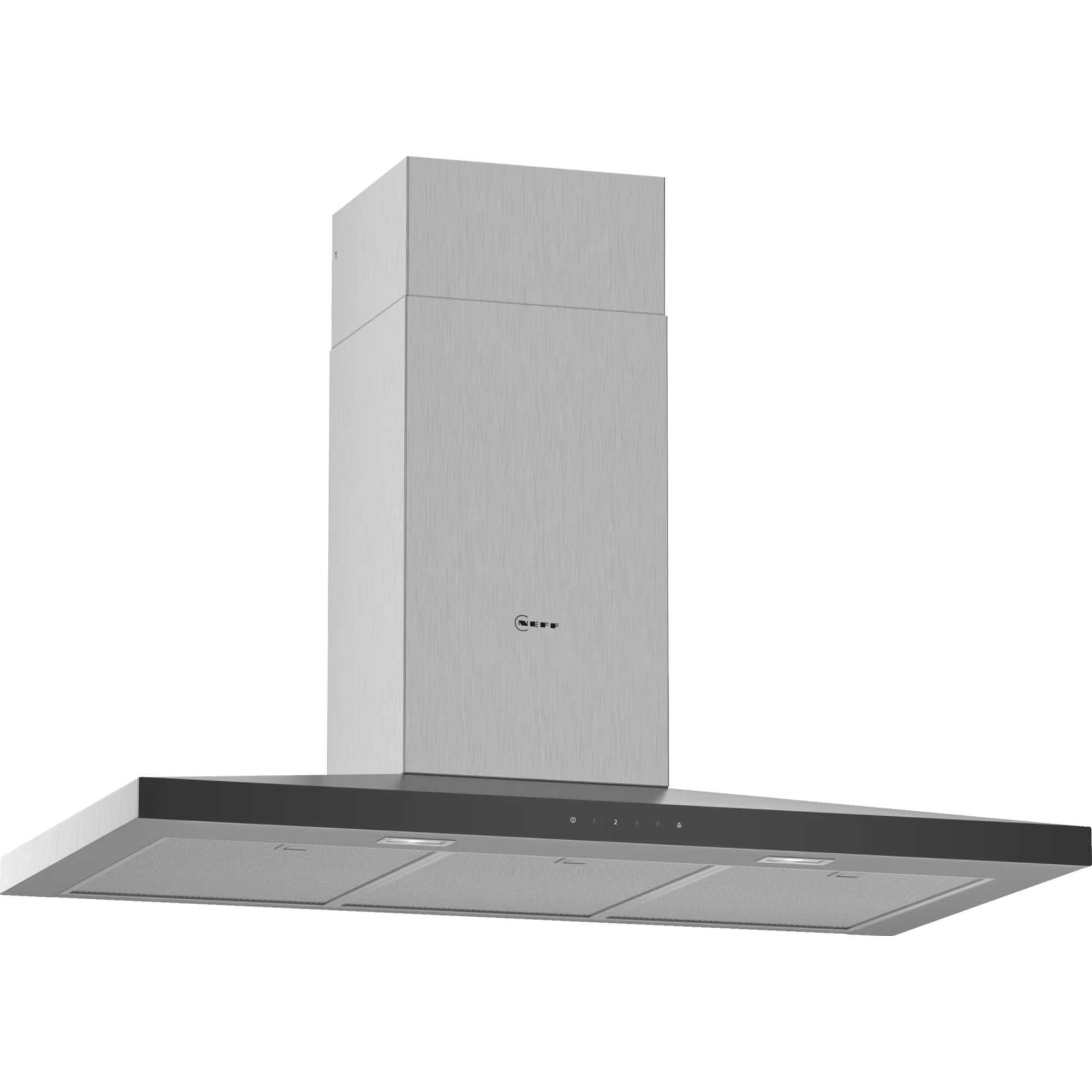 Neff D94QFM1N0B N 50 90cm Wall-Mounted Cooker Hood - Stainless Steel