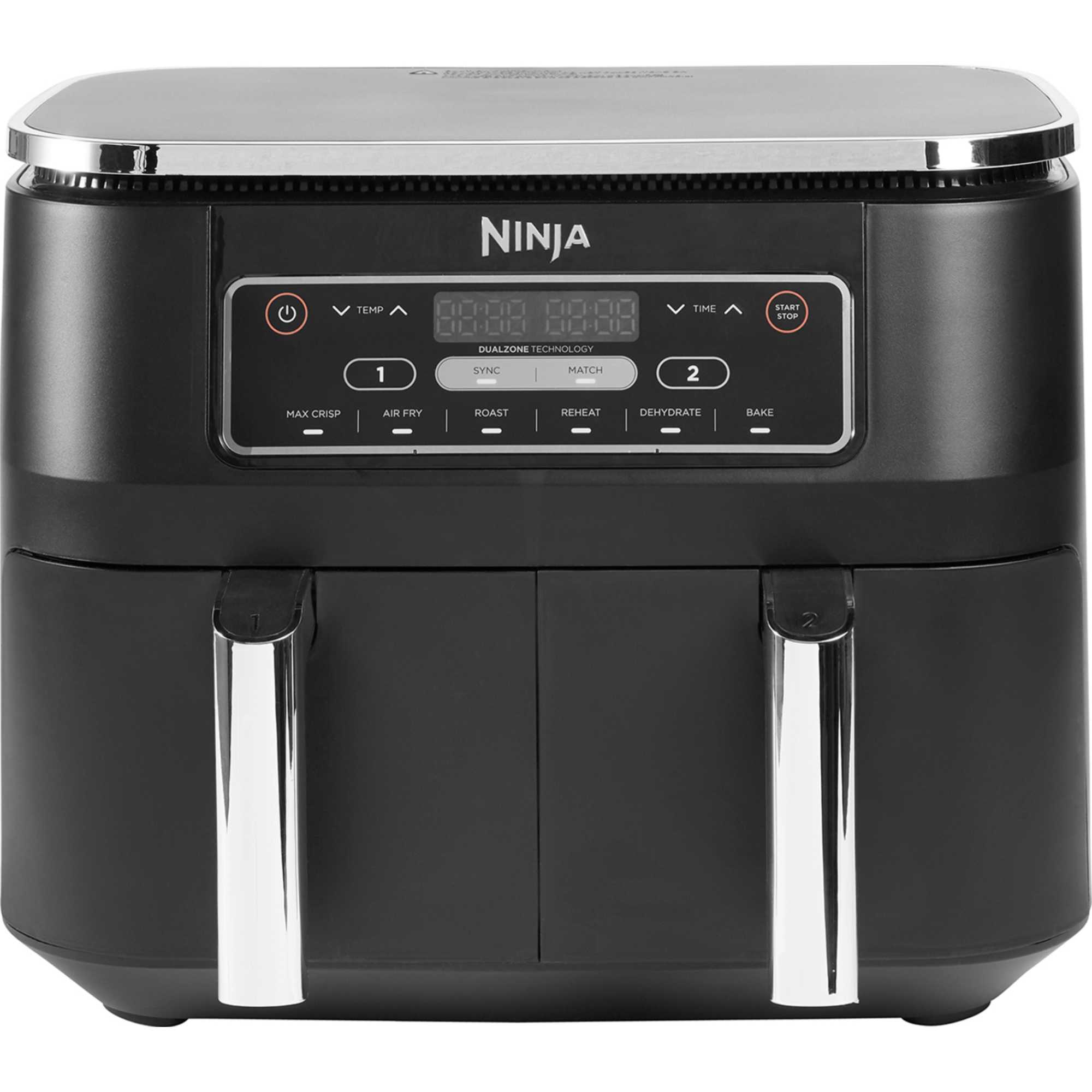 Ninja AF300UK Foodi Dual Zone 2kg 6 Function Air Fryer - Black