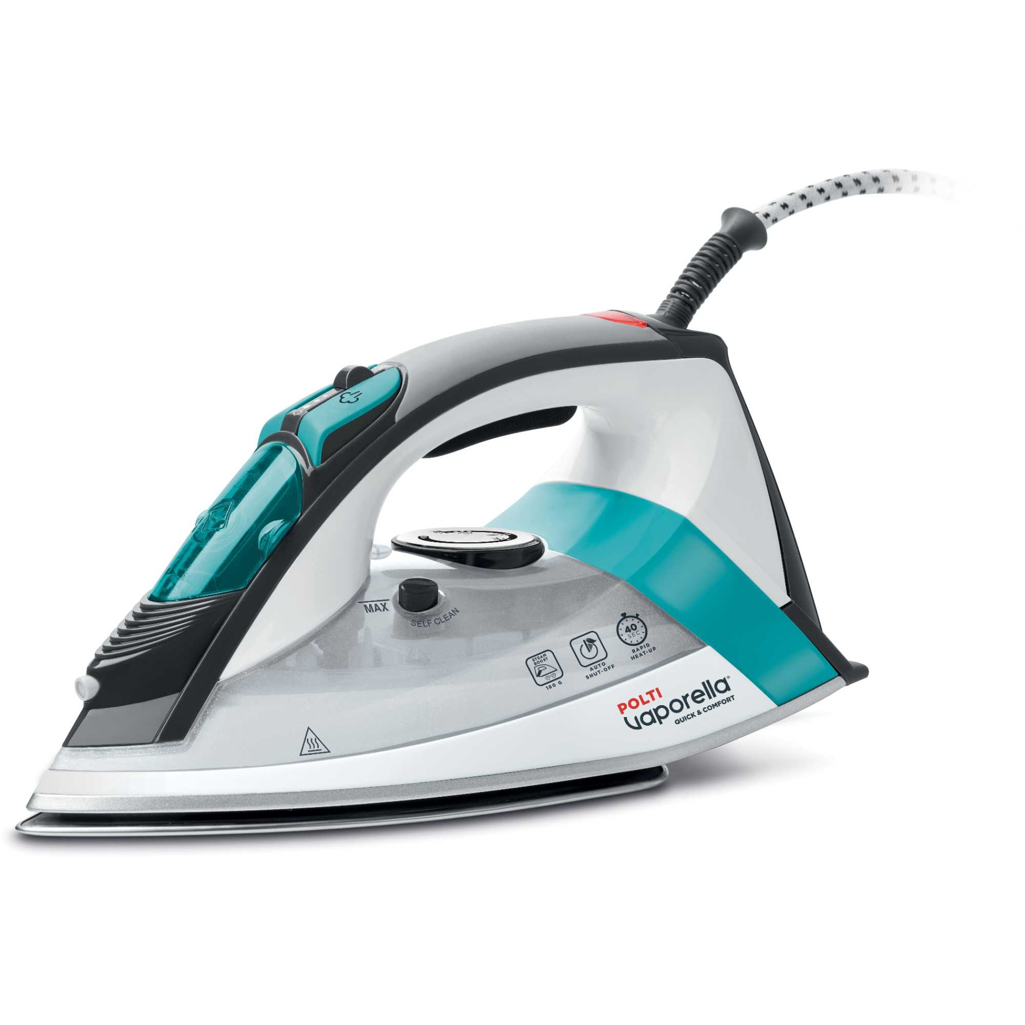POLTI QC110 Vaporella Steam Iron Quick & Comfort - White