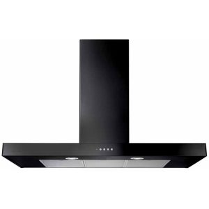 Rangemaster UNBHDS110BL 1100mm Flat Chimney Hood