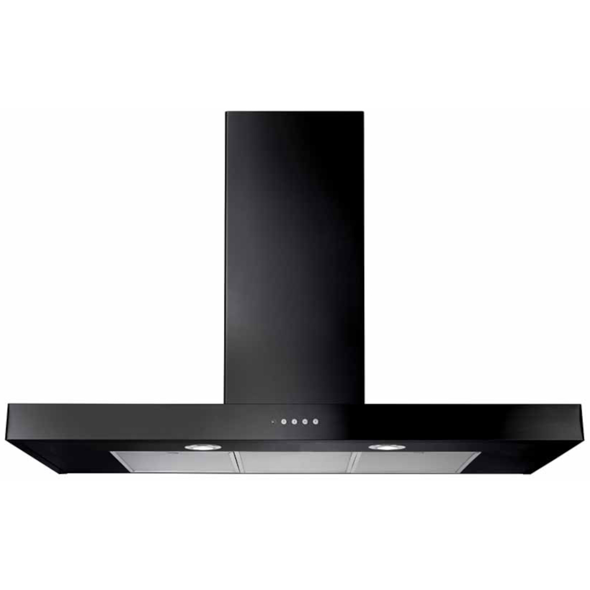 Rangemaster UNBHDS110BL 1100mm Flat Chimney Hood