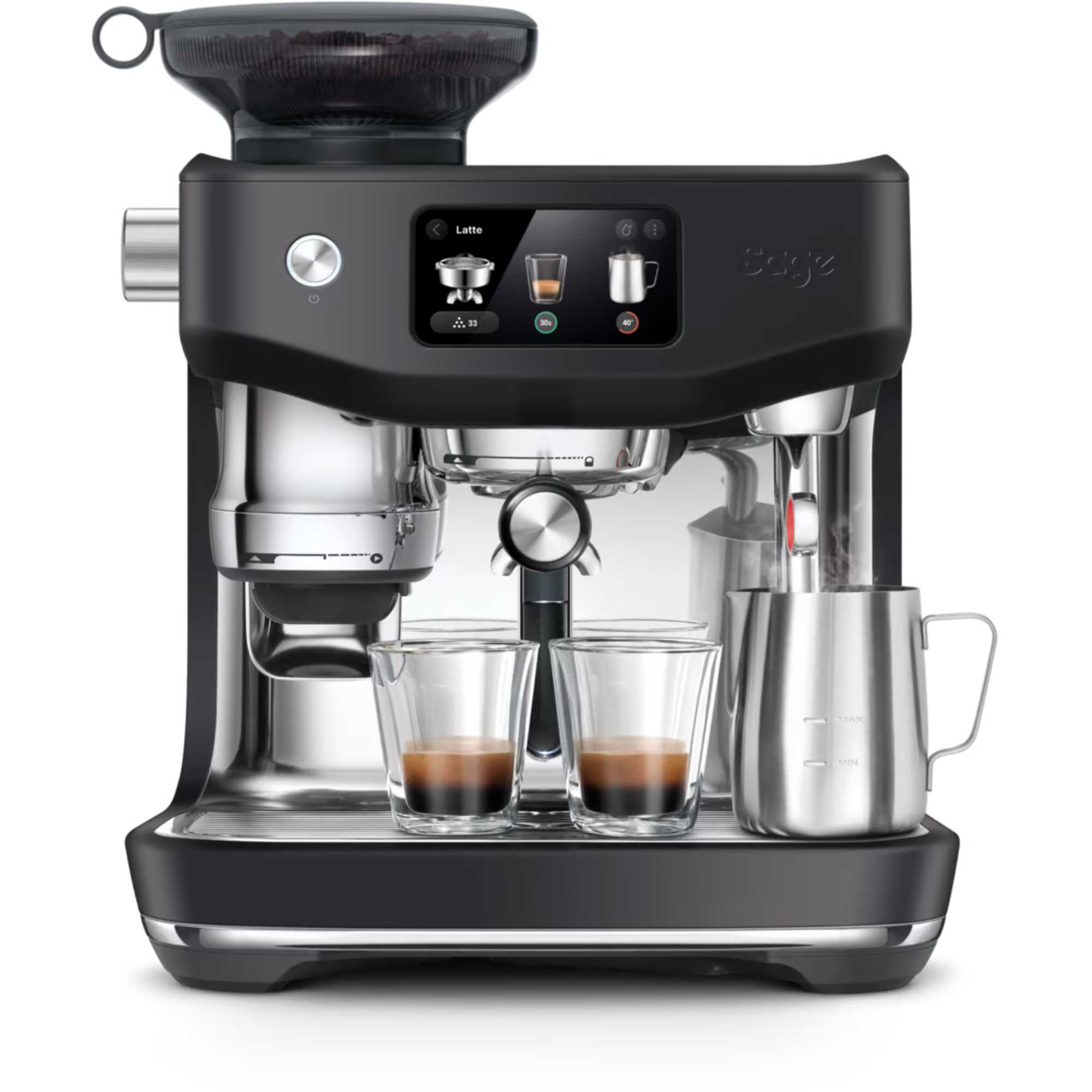 Sage SES985BTR4GUK1 the Oracle Jet Automatic Coffee Machine - Black Truffle