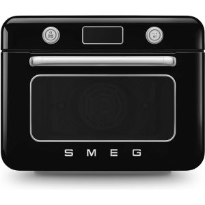 Smeg COF01BLUK Countertop 10in1 Retro 50's Multifunction Oven - Black