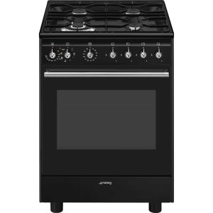 Smeg CX61GMBL 600mm 70l Concert Dual Fuel Cooker - Black