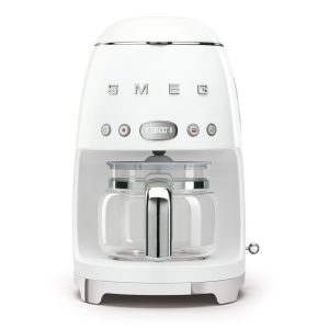 Smeg DCF02WHUK Retro Design Drip Filter Coffee Machine - White