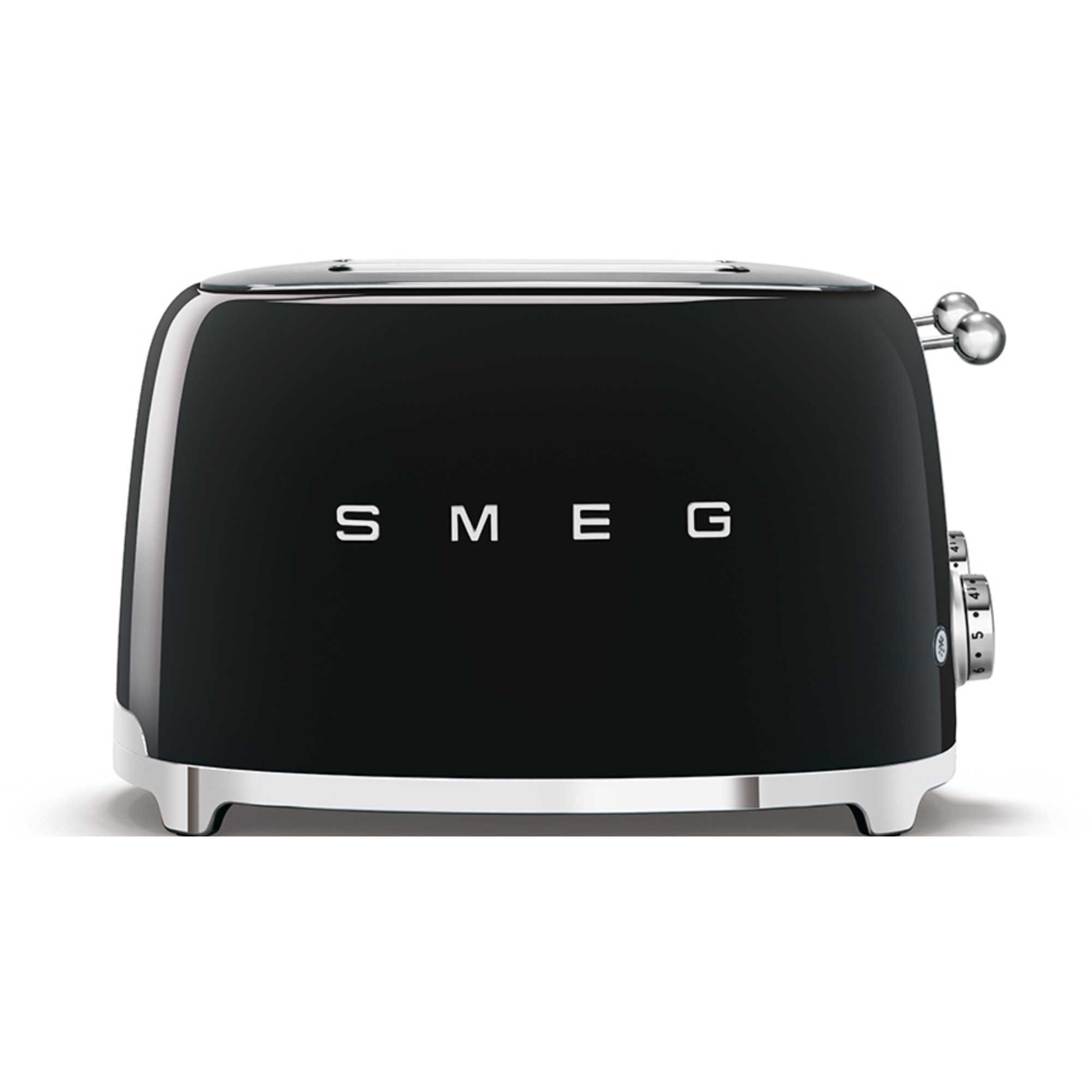 Smeg TSF03BLUK Retro 50s Style 4 Slice Toaster - Black