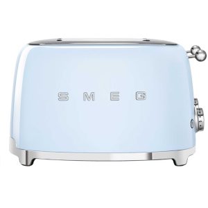 Smeg TSF03PBUK Retro 50s Style 4 Slice Toaster - Pastel Blue