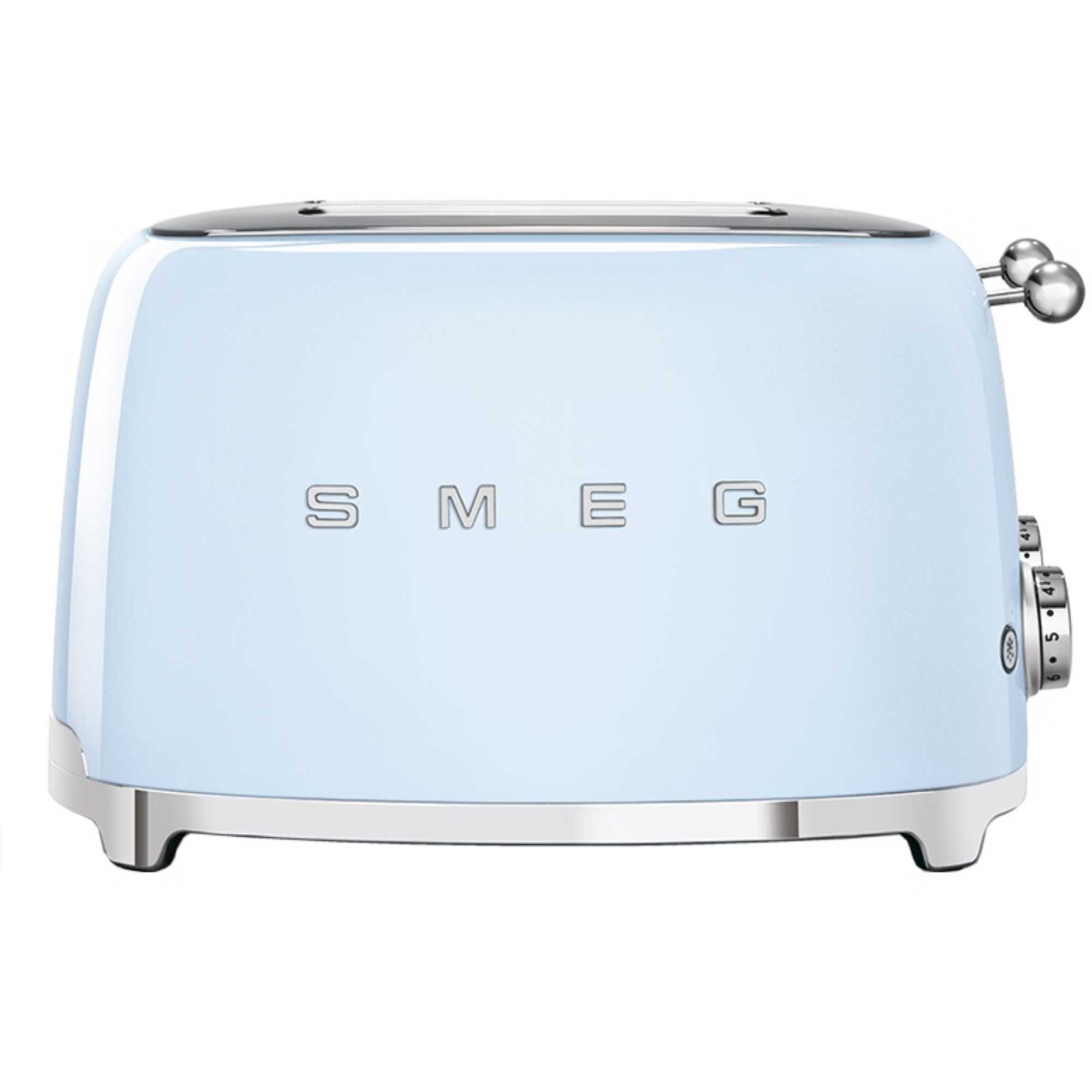 Smeg TSF03PBUK Retro 50s Style 4 Slice Toaster - Pastel Blue