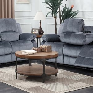 chenille fabric grey 3 + 2 seater manual recliner sofa set valencia