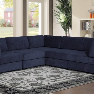 corduroy navy blue 2c2 modular corner sofa tuscany